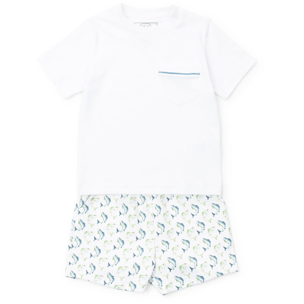 Lila and Hayes Walker Short Set, Jumping Trout