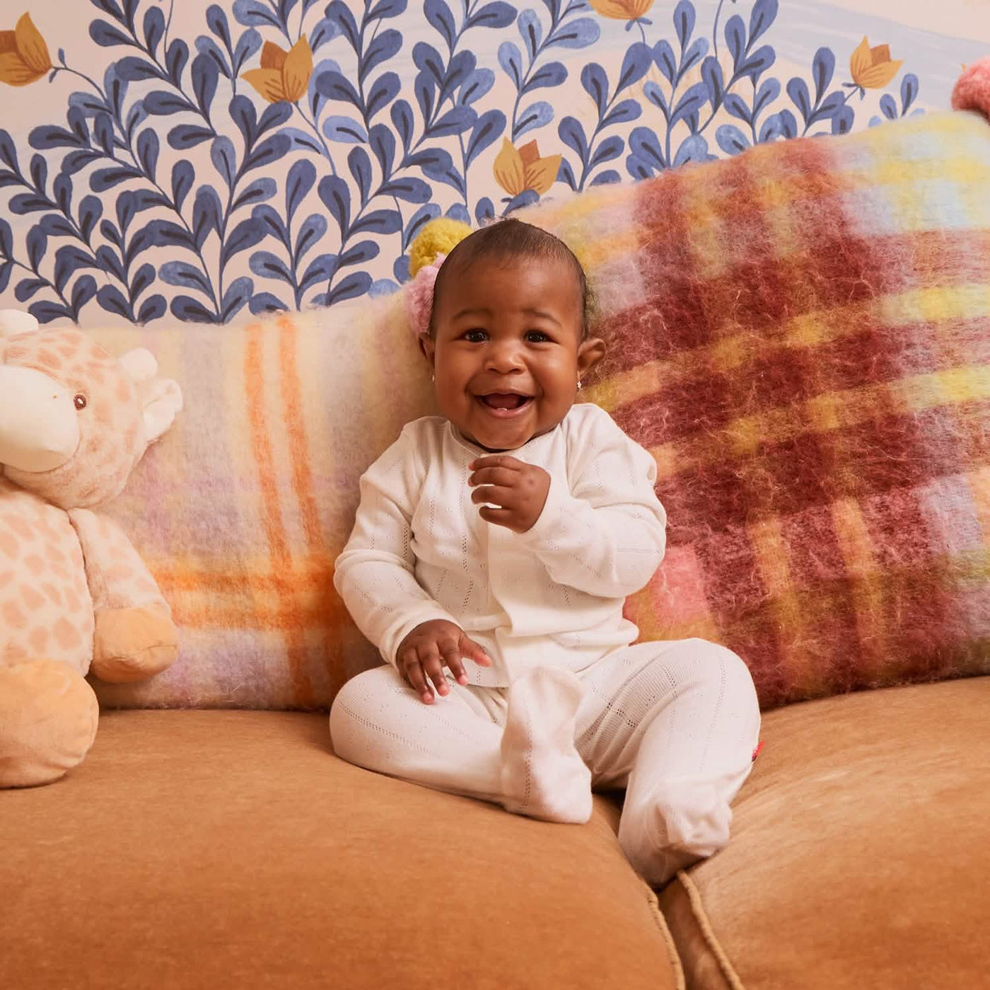 Magnetic Me Love Lines Tofu Pointelle Footie