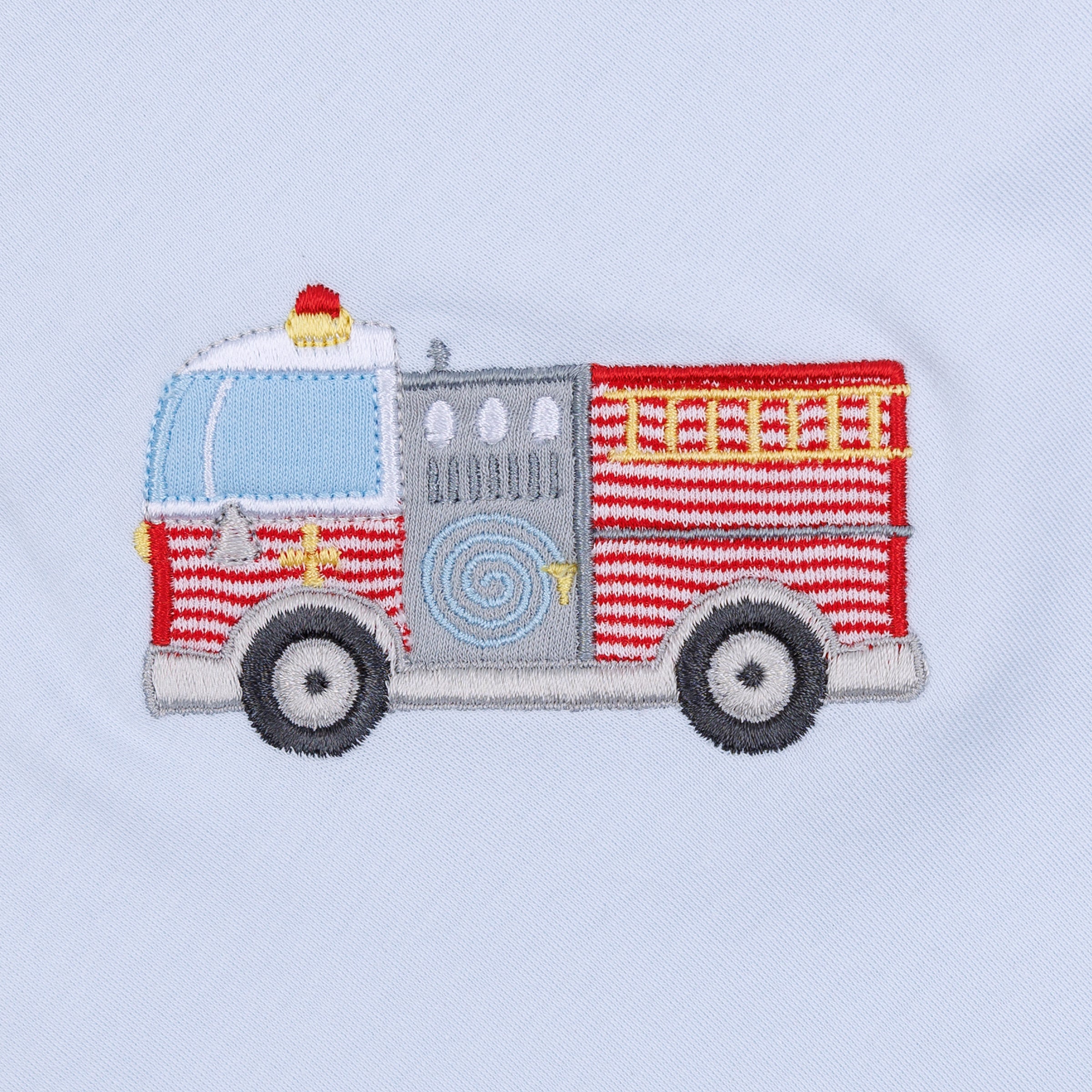 Magnolia Baby Hero Brigade Applique Long Pajamas