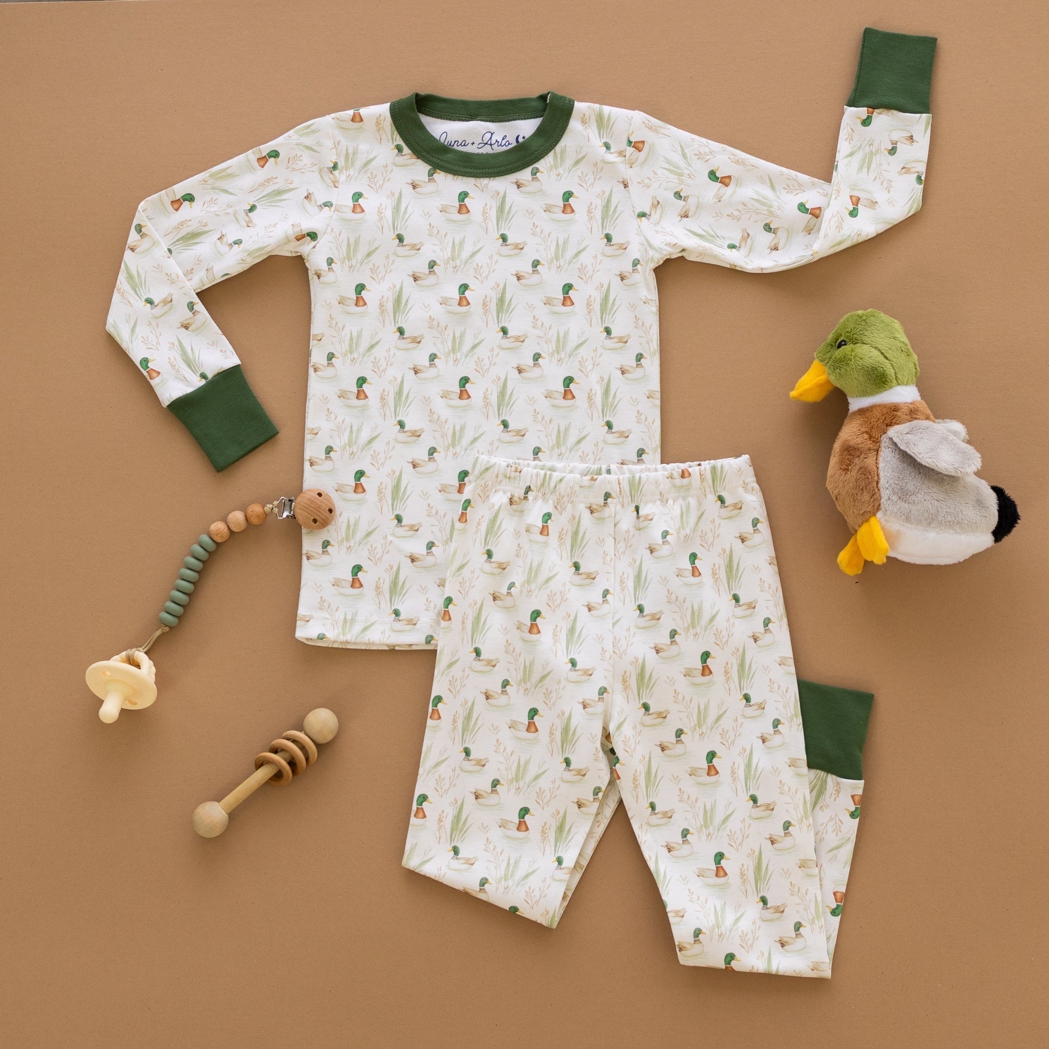 Magnolia Baby Mallard's Pond Long Pajamas