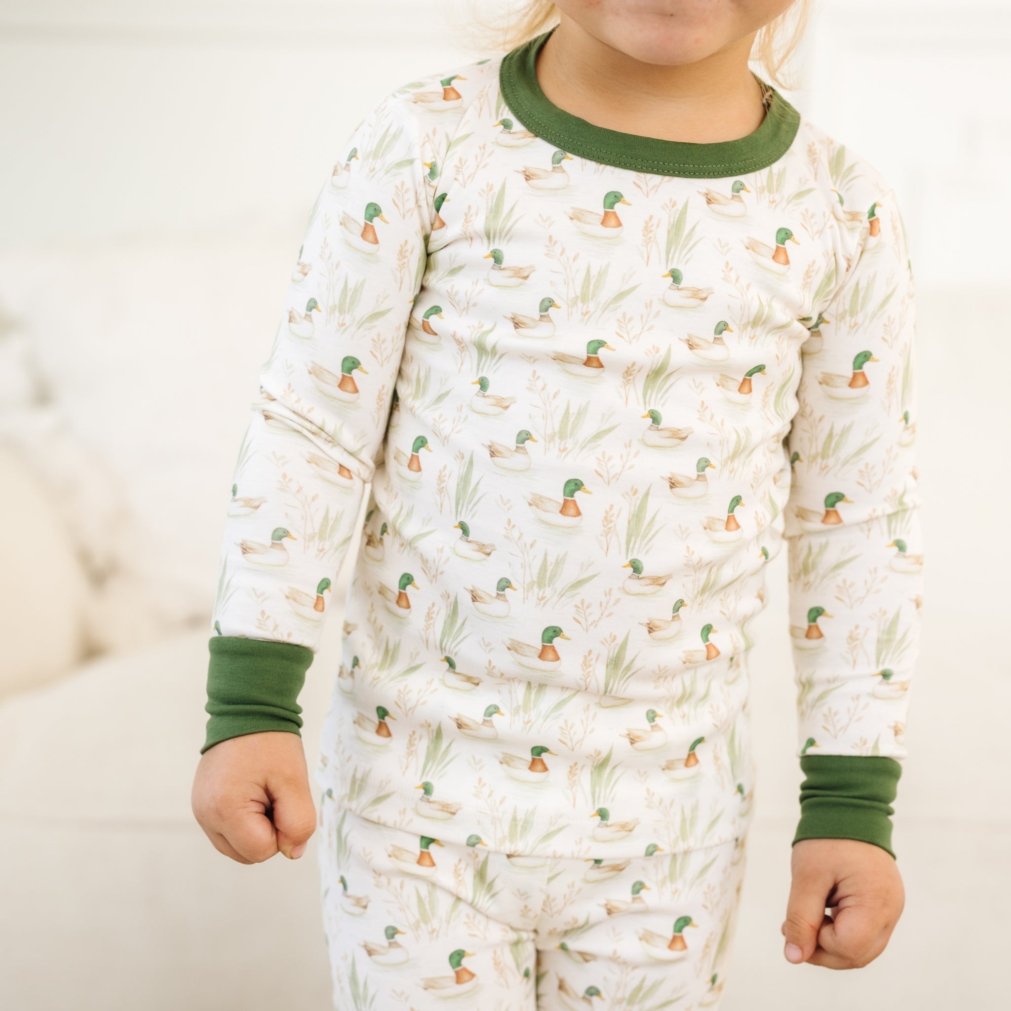 Magnolia Baby Mallard's Pond Long Pajamas