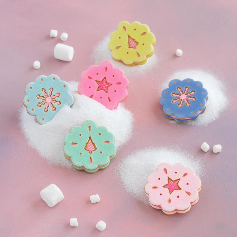 Glitterville Swiss Chocolate Cookie Ornament