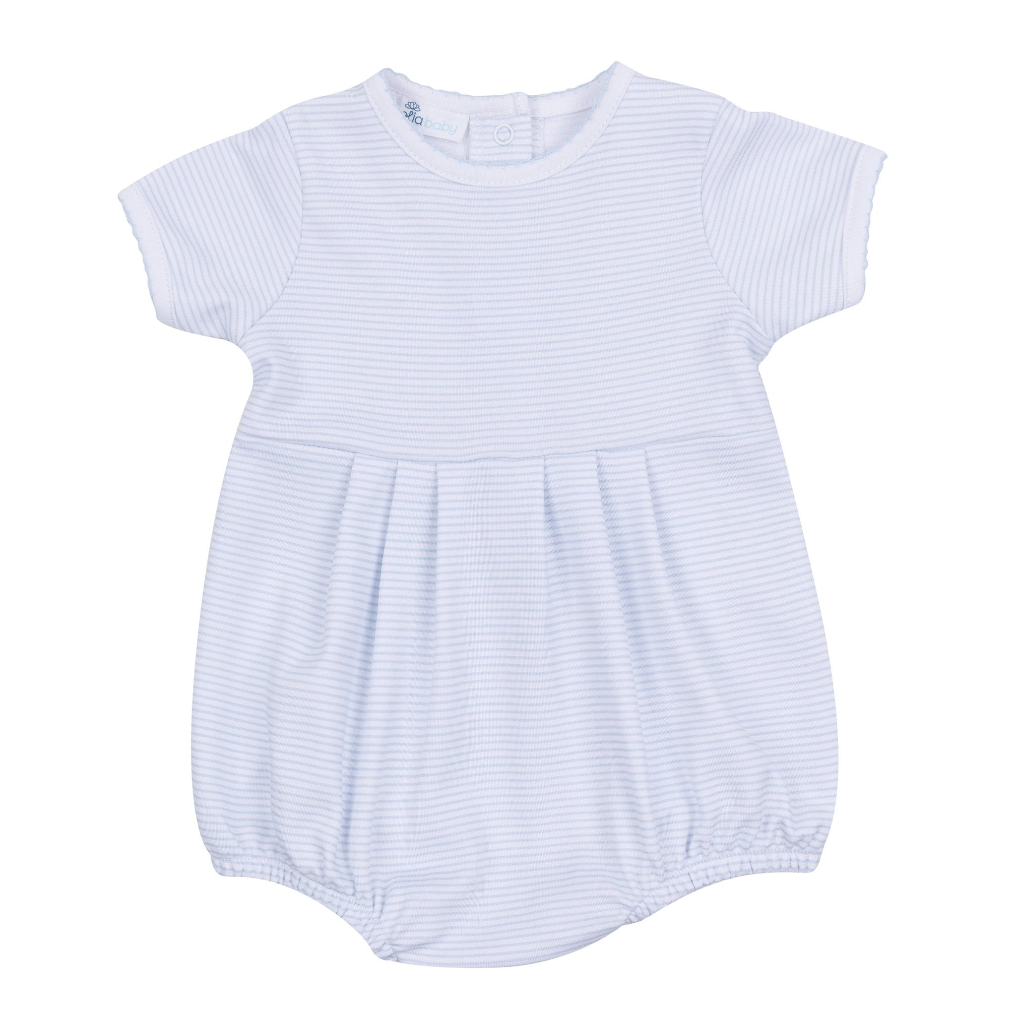 Magnolia Baby Mini Stripes Short Sleeve Bubble