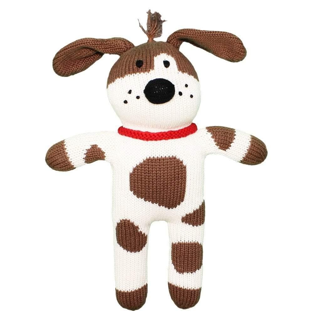 Zubels Mr. Woofers the Dog Knit Doll Rattle