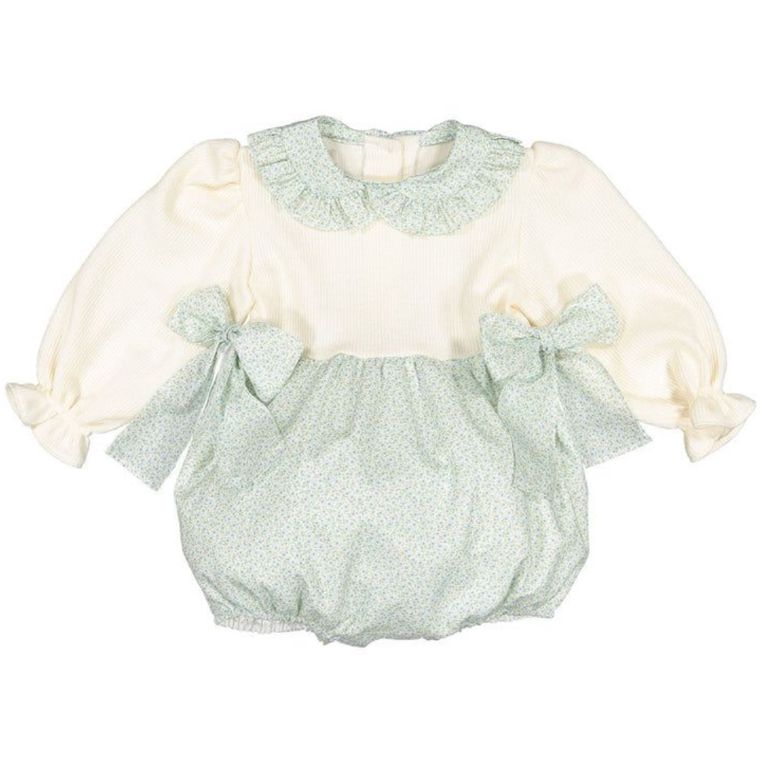 Sal & Pimenta Winter Bloom Blue Romper