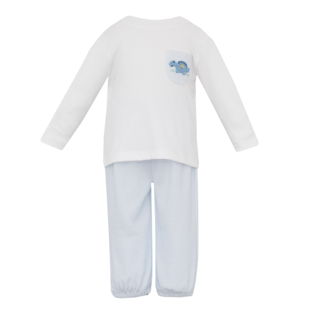 Petit Bebe Dinosaur Pant Set