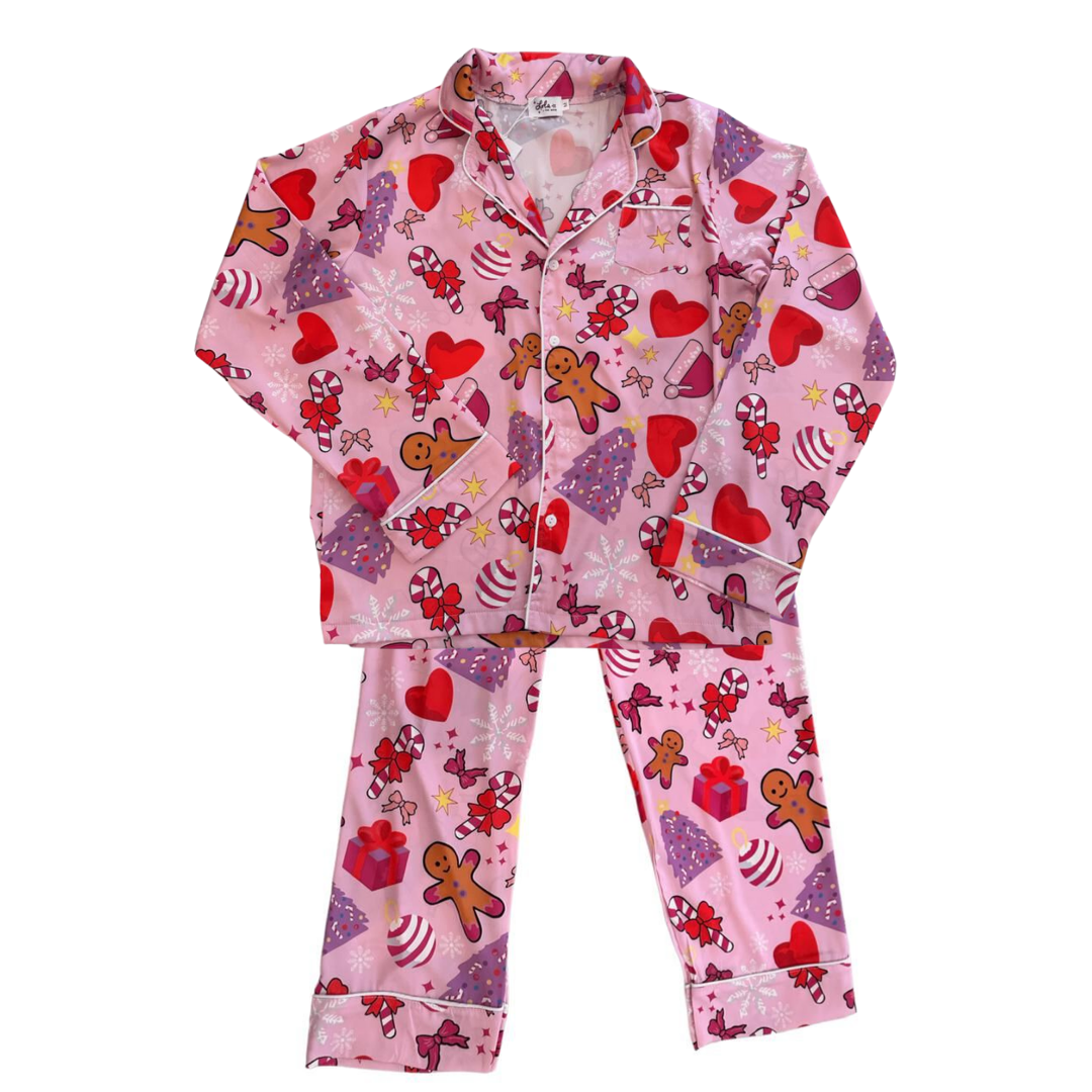 Lola & The Boys Lola's Christmas Silky Set