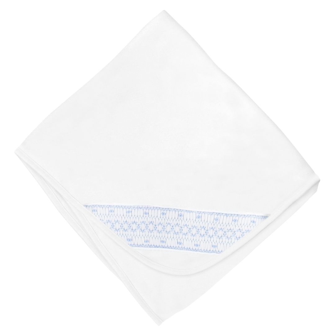 LydaBaby Blue Elegant Chain Smock Collection Blanket