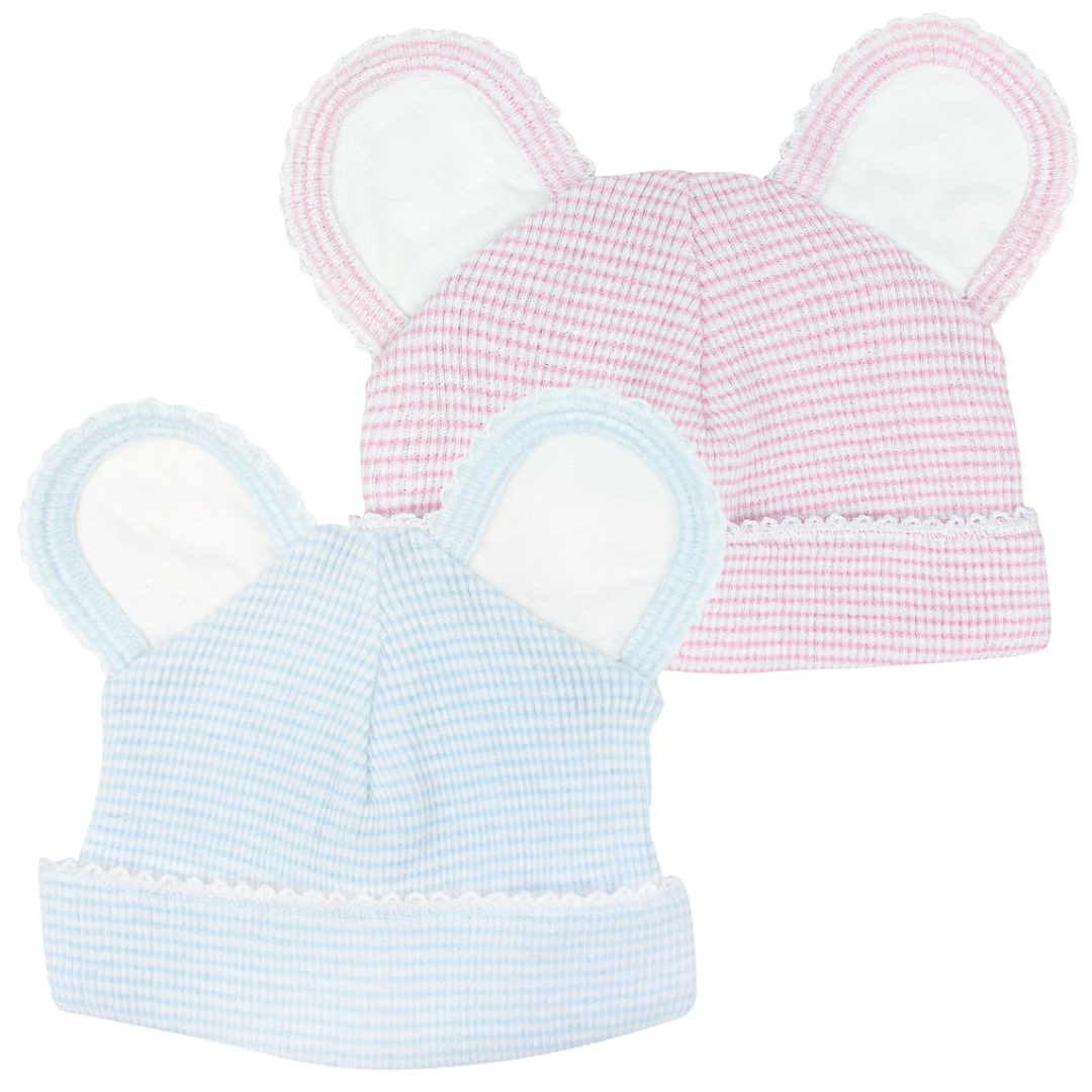 Paty Rib Knit Pay Bear Beanie