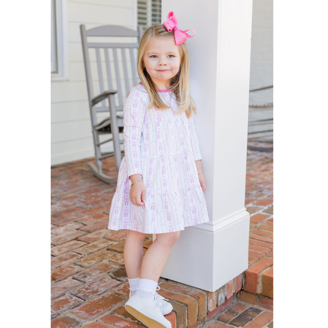 James & Lottie Tally Twirl Dress, On Pointe Knit