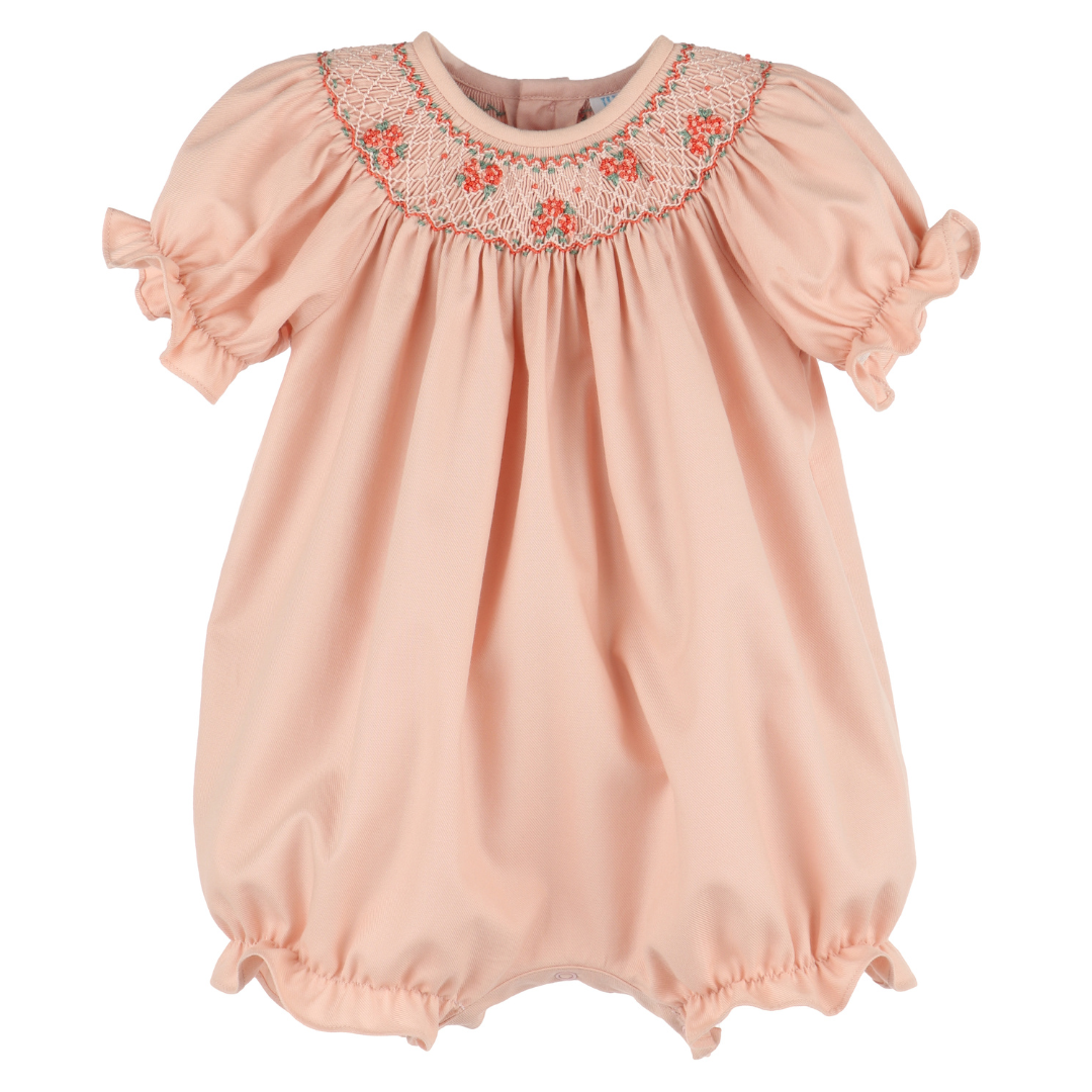 Luli & Me Hydrangeas Smock Bubble, Rose