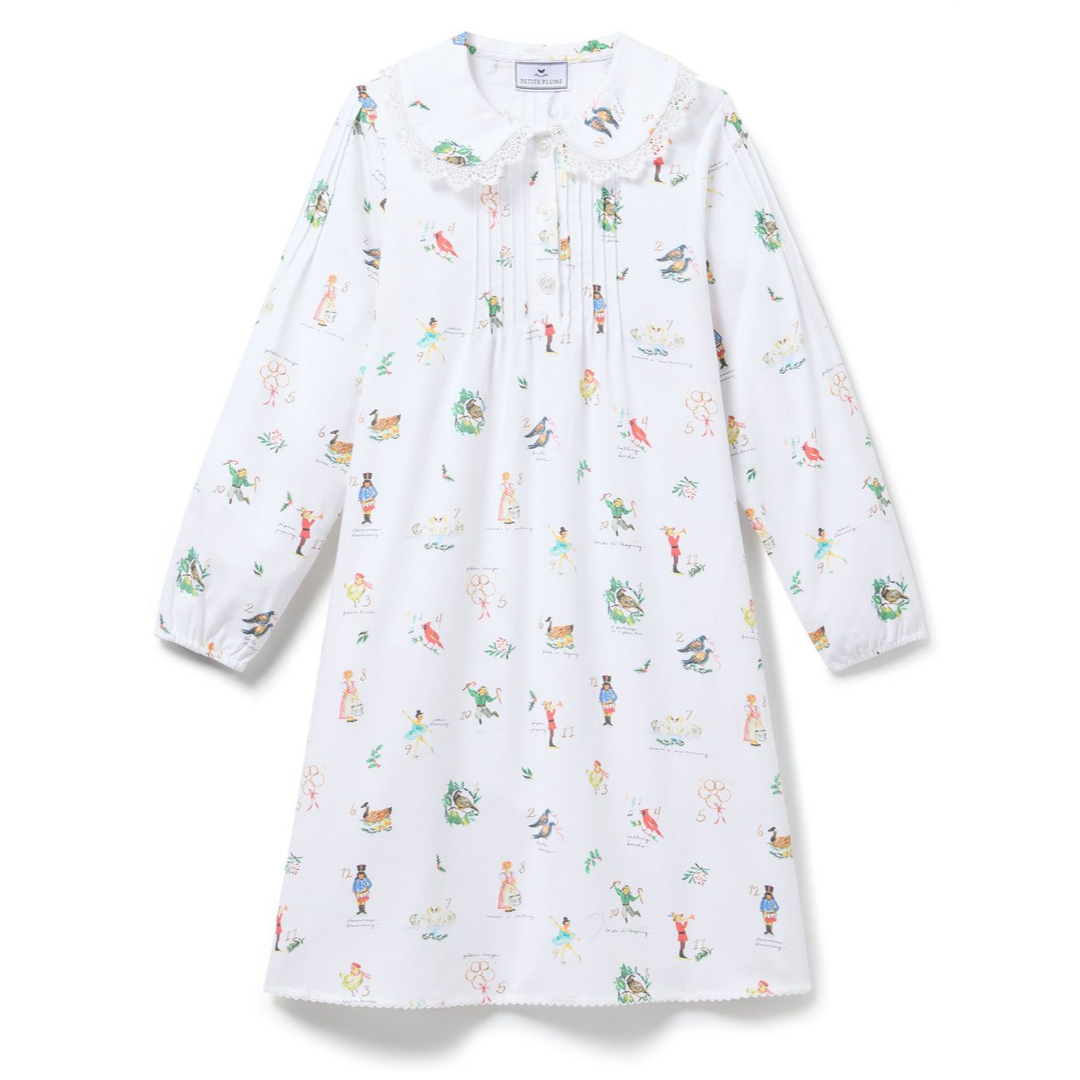 Petite Plume Lola Nightgown, 12 Days of Christmas