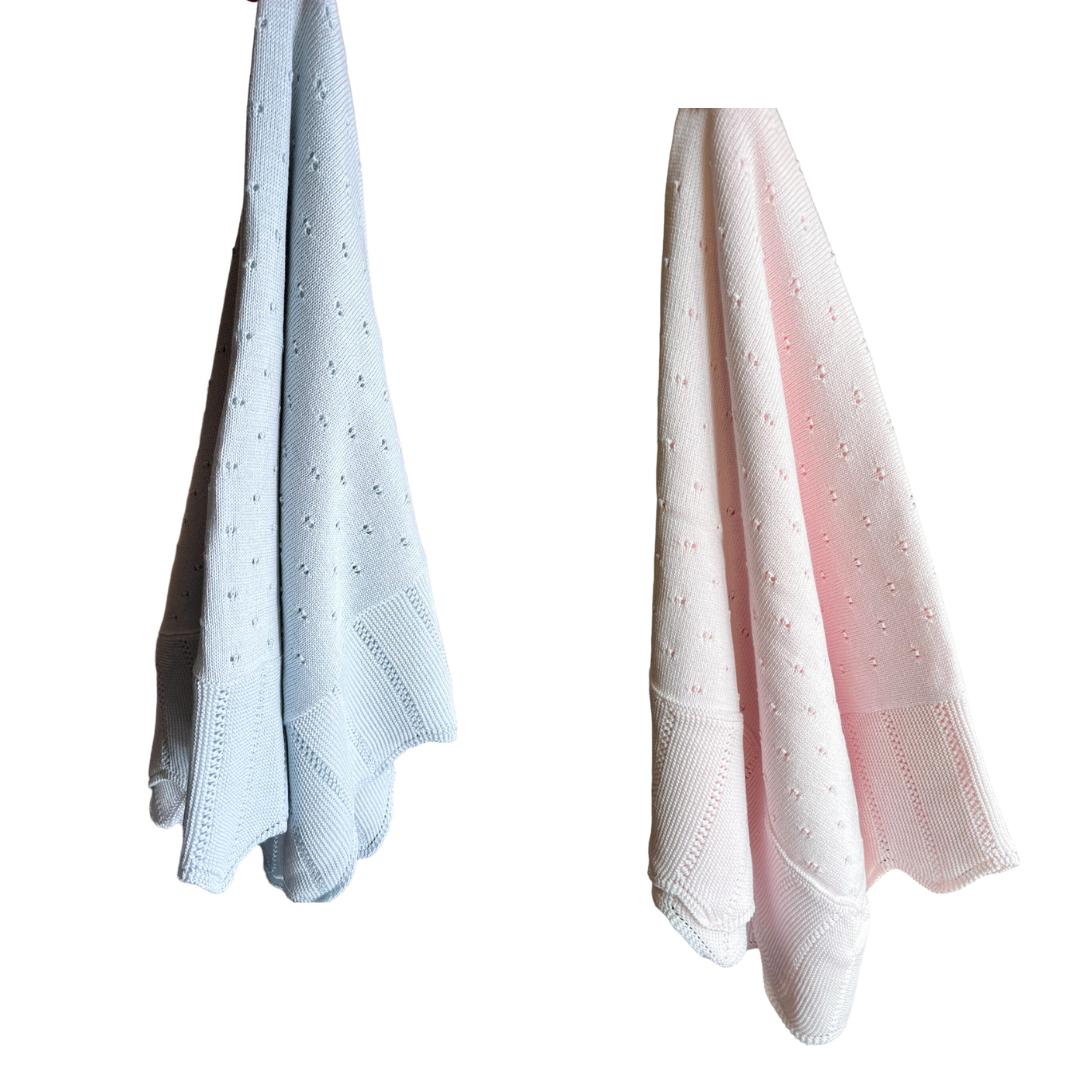 Mi Lucero Lace Edge Blanket