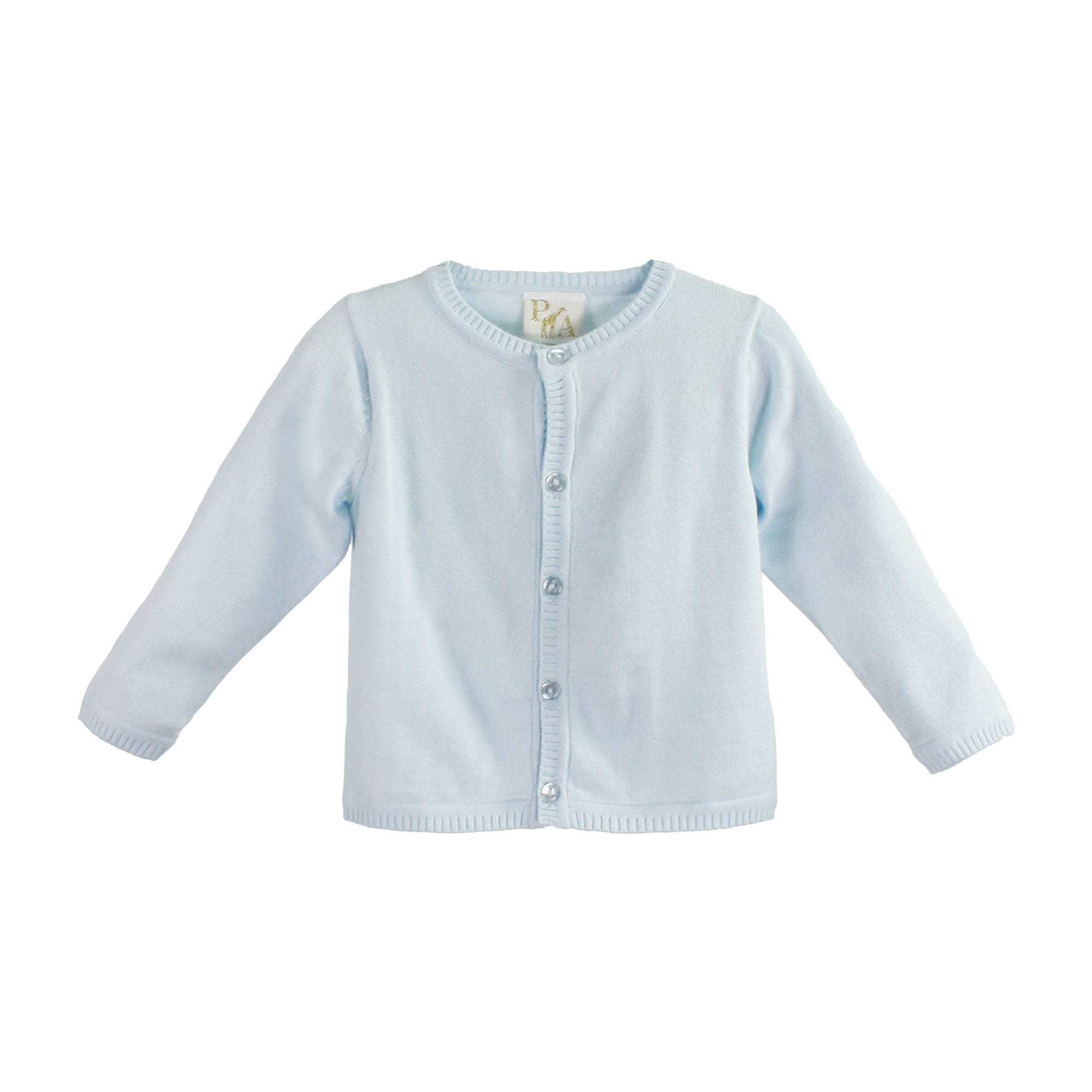 Petit Ami Ladder Edge Cardigan, Blue