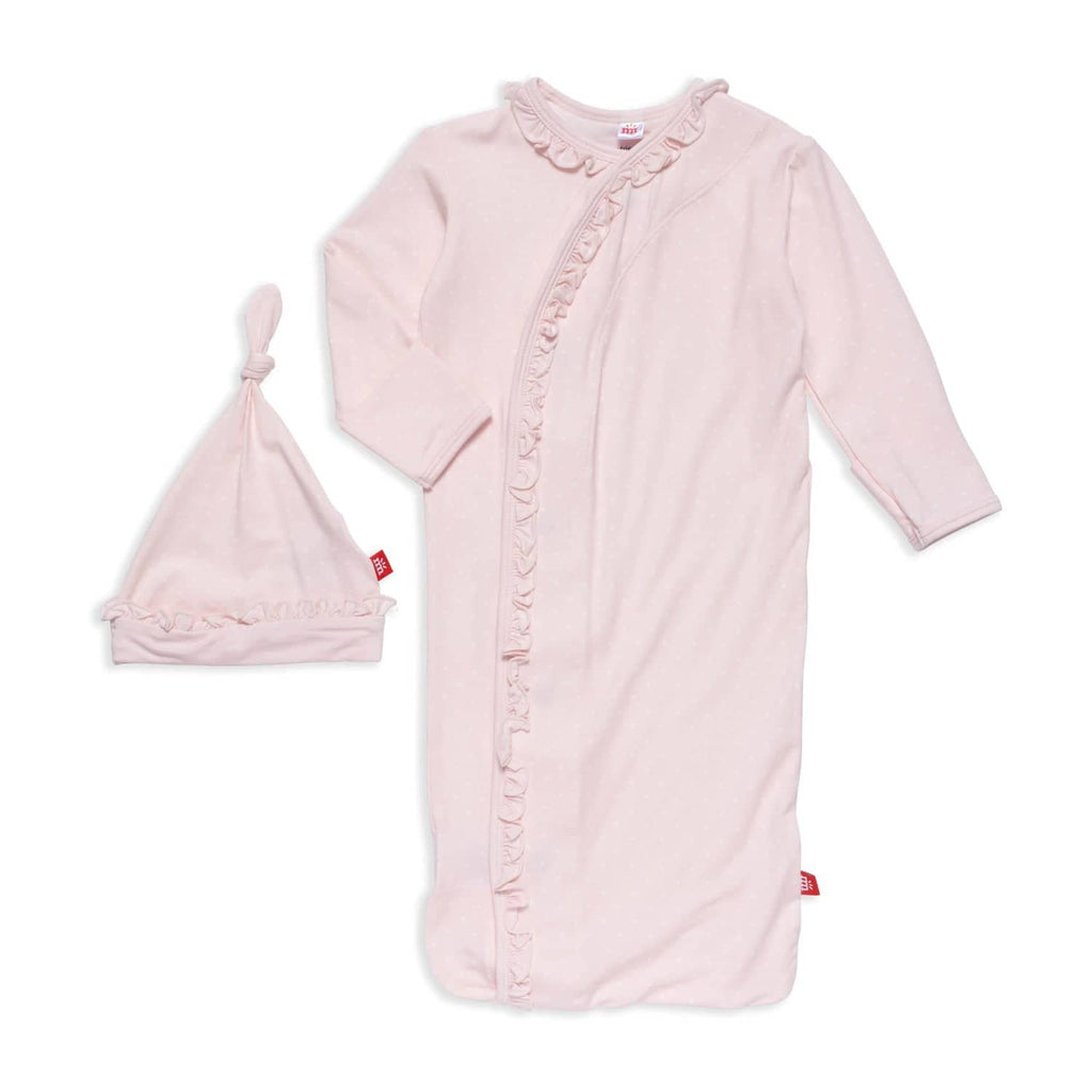 Magnetic Me Pin Dot Pink Modal Magnetic Gown Set