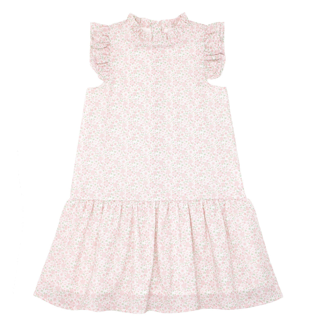 Minnow Antique Floral Drop Waist Dress