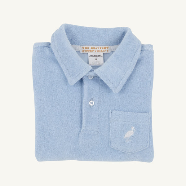 Beaufort Bonnet Prim & Proper Polo, Beale Street Blue Terrycloth