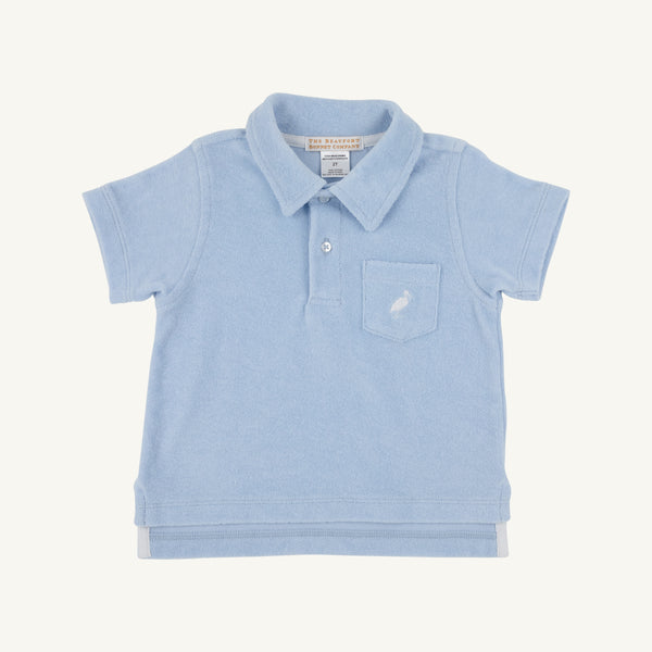 Beaufort Bonnet Prim & Proper Polo, Beale Street Blue Terrycloth