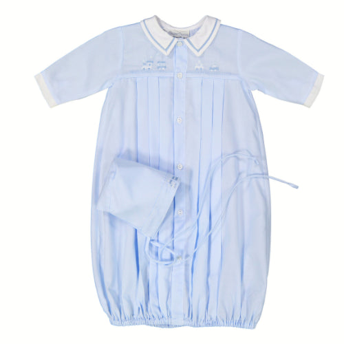 Feltman Brothers Train Pleated Gown