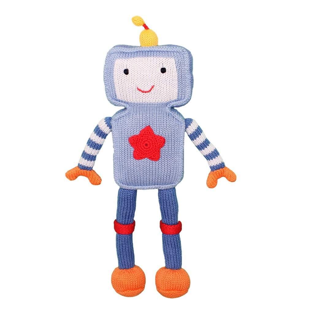 Zubels Riley the Robot Knit Doll