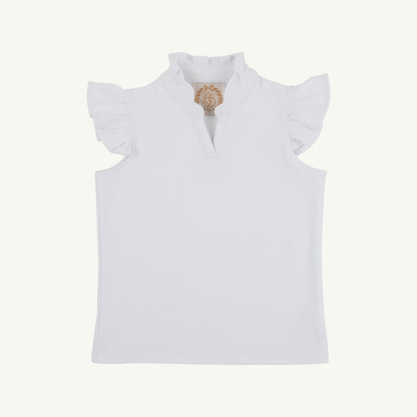 Beaufort Bonnet Rosie Ruffle Top, Worth Avenue White