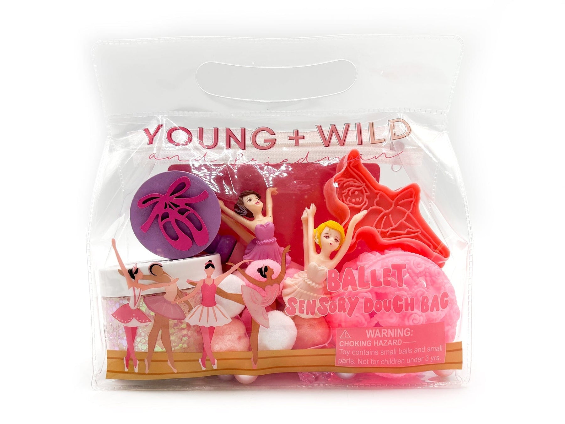 Young + Wild & Friedman Ballerina Sensory Dough Bag