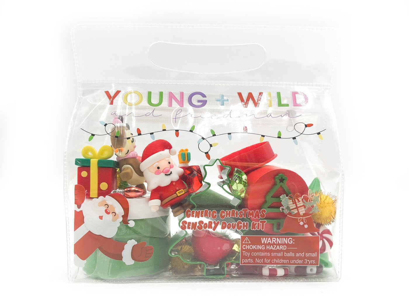 Young + Wild & Friedman Christmas Sensory Dough Bag