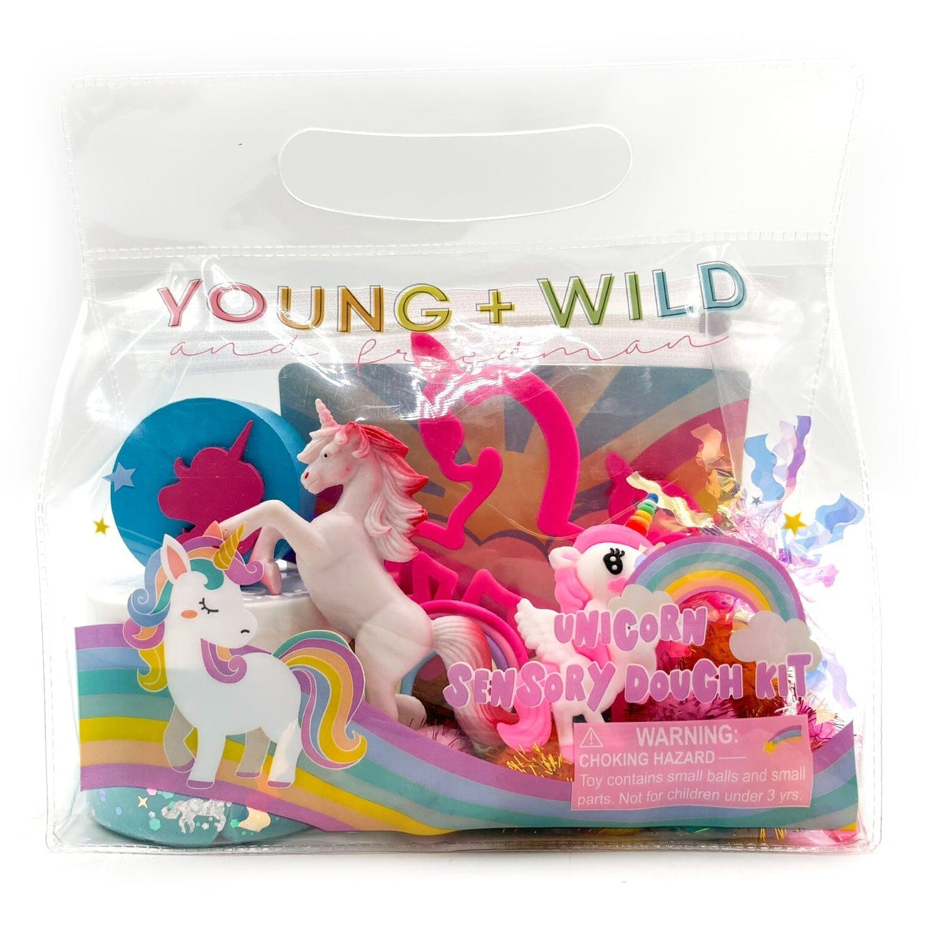 Young + Wild & Friedman Unicorn Sensory Dough Bag