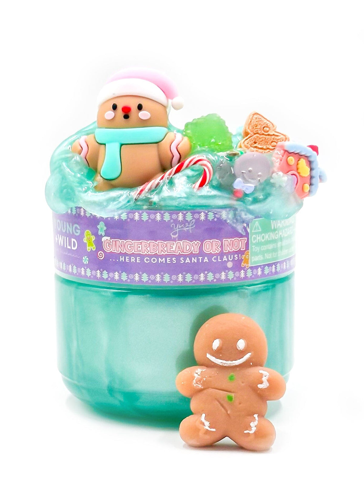 Young + Wild & Friedman Gingerbready Christmas Slime