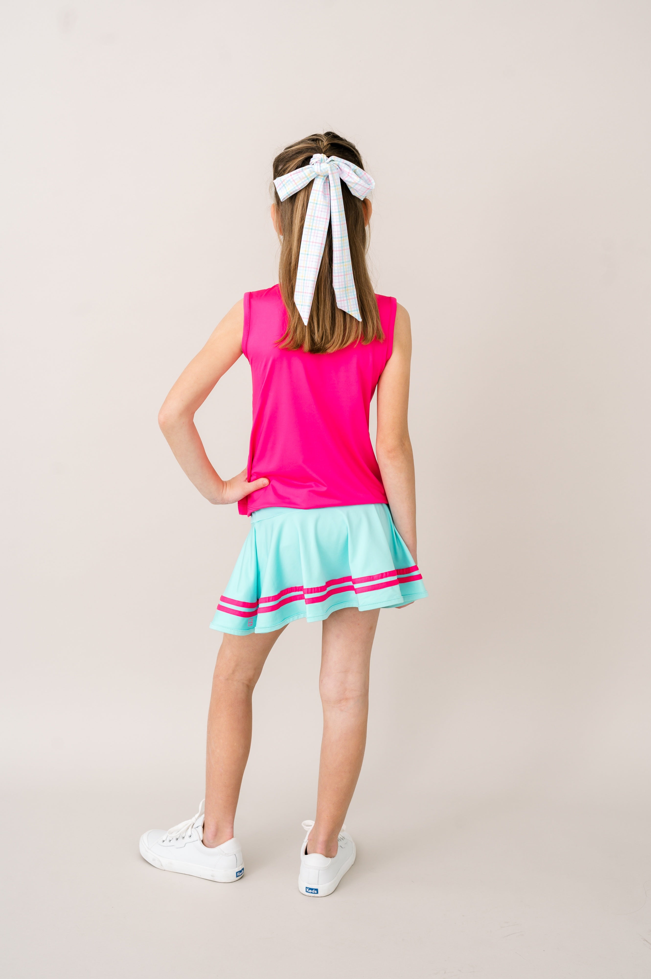 Set Athleisure Callie Skort, Cool Mint/Power Pink