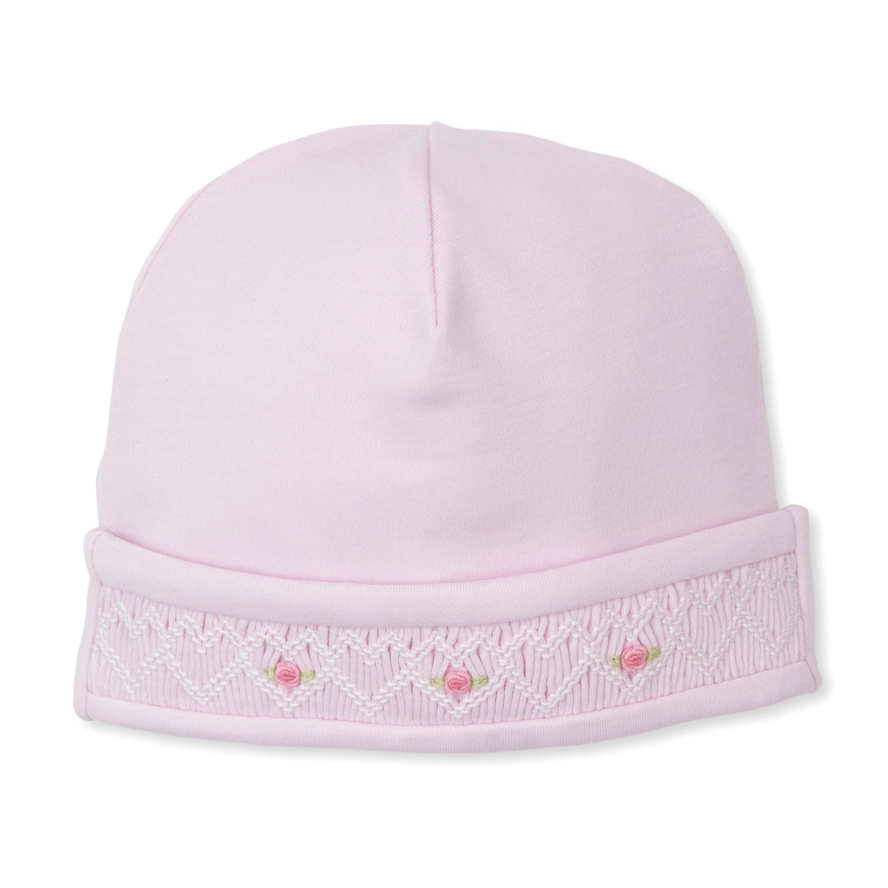 Kissy Kissy Hat with CLB Heart Smocking, Pink