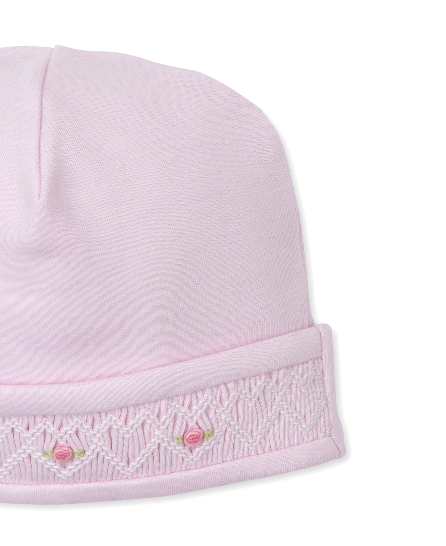 Kissy Kissy Hat with CLB Heart Smocking, Pink