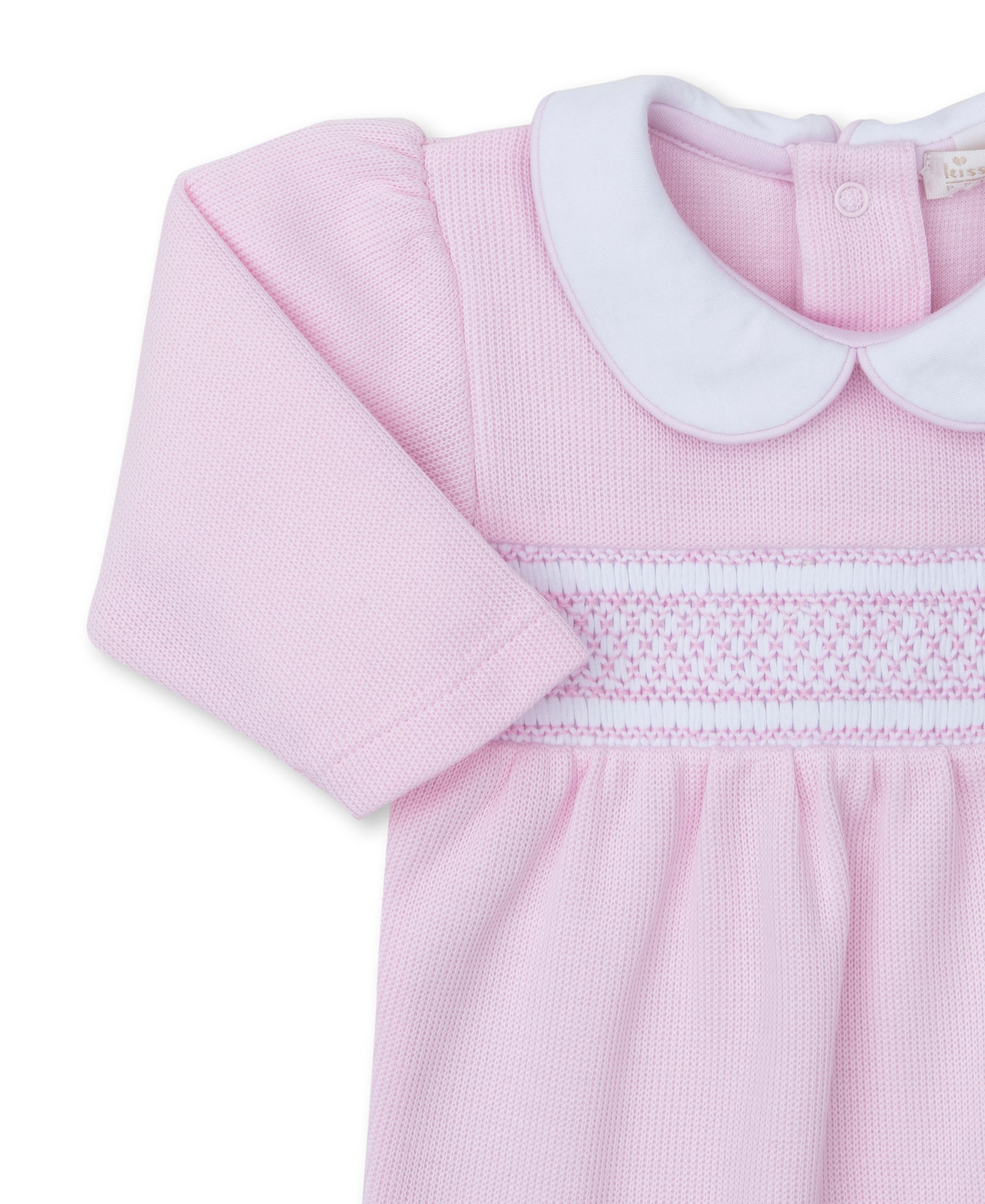 Kissy Kissy CLB Punto Ingles Playsuit with Hand Smocking, Pink