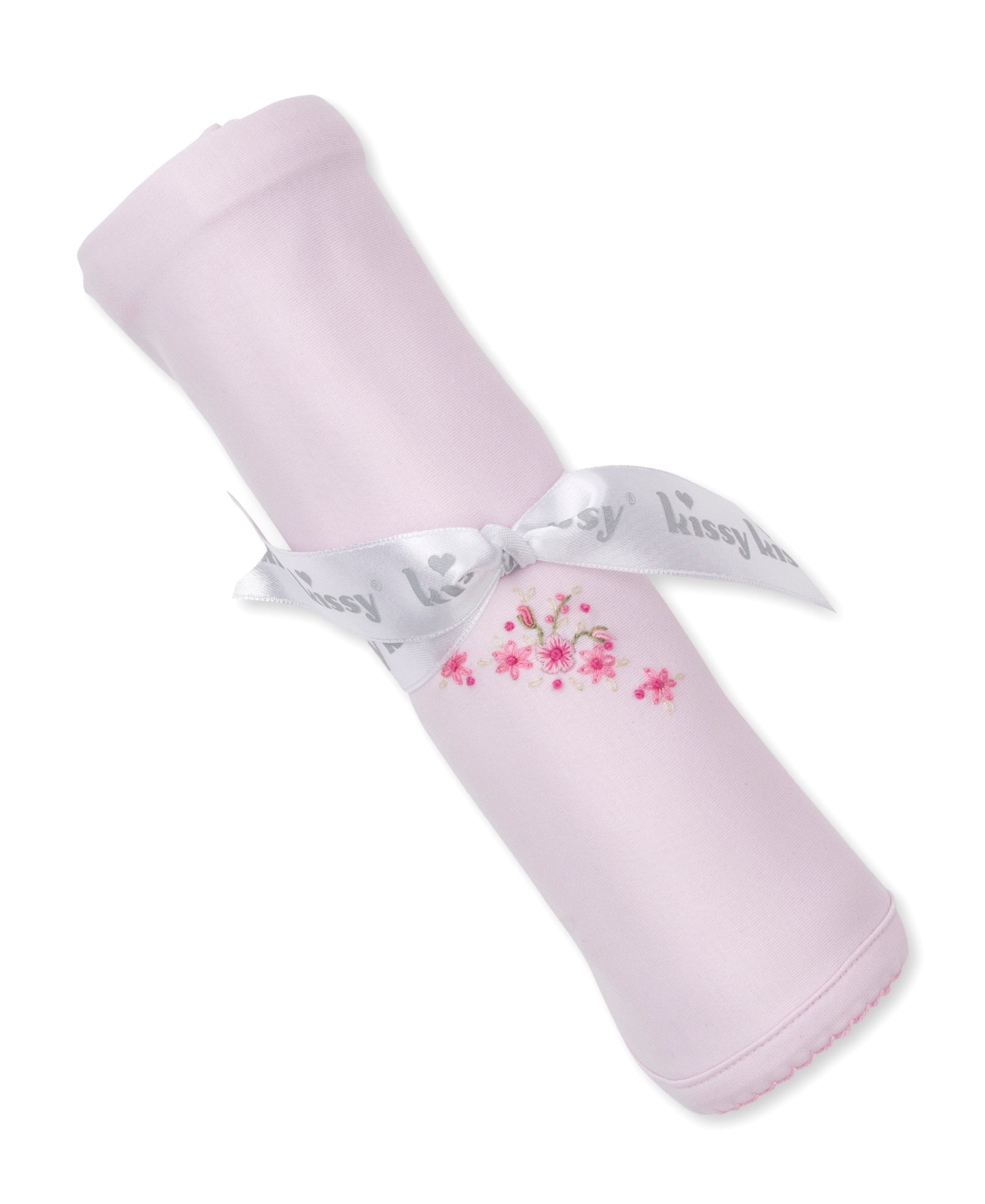 Kissy Kissy SCE Rose Blooms Blanket with Hand Embroidery