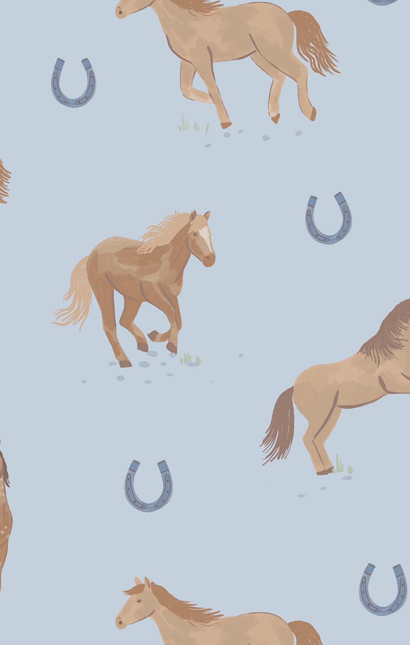 Angel Dear Horses 2 Way Zipper Romper