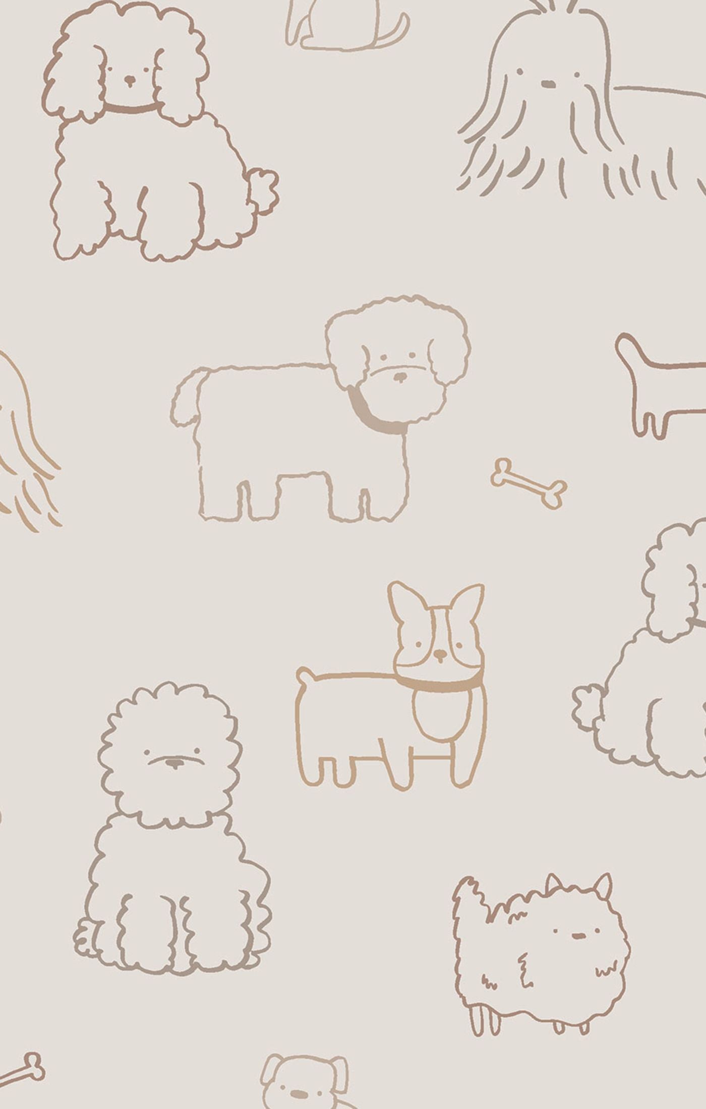 Angel Dear Neutral Pups 2 Way Zipper Footie