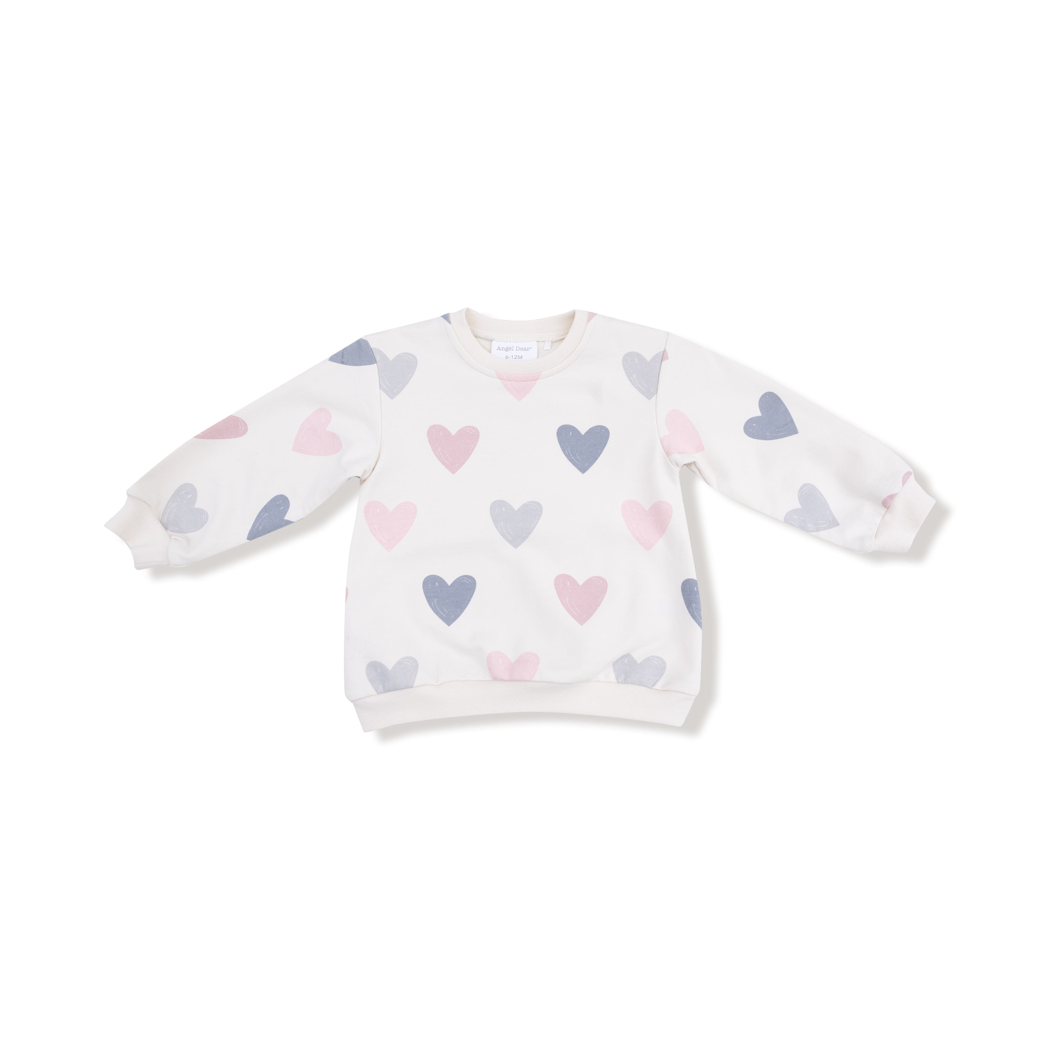 Angel Dear Hearts French Terry Sweatshirt Set