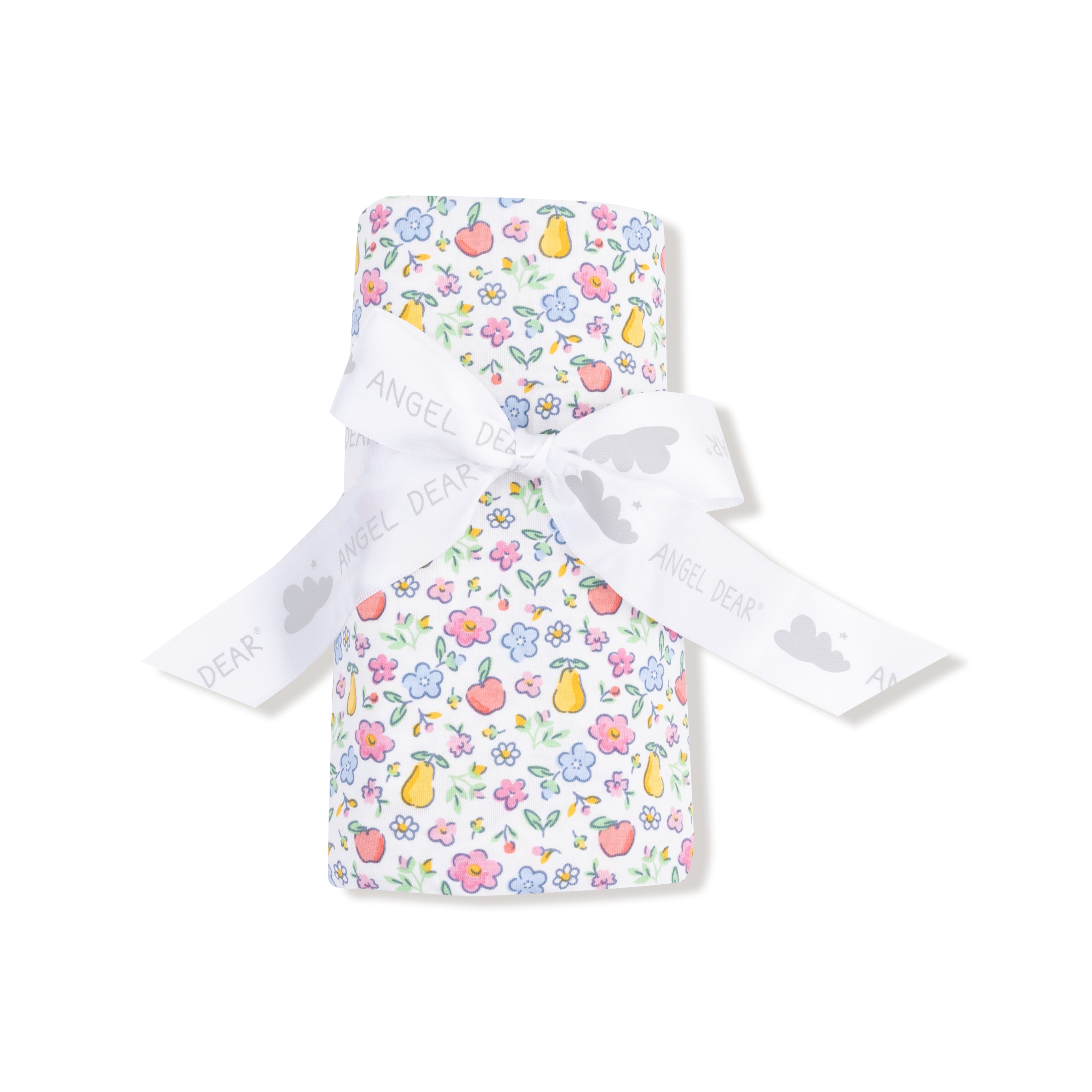 Angel Dear Fall Fruit Floral Swaddle Blanket