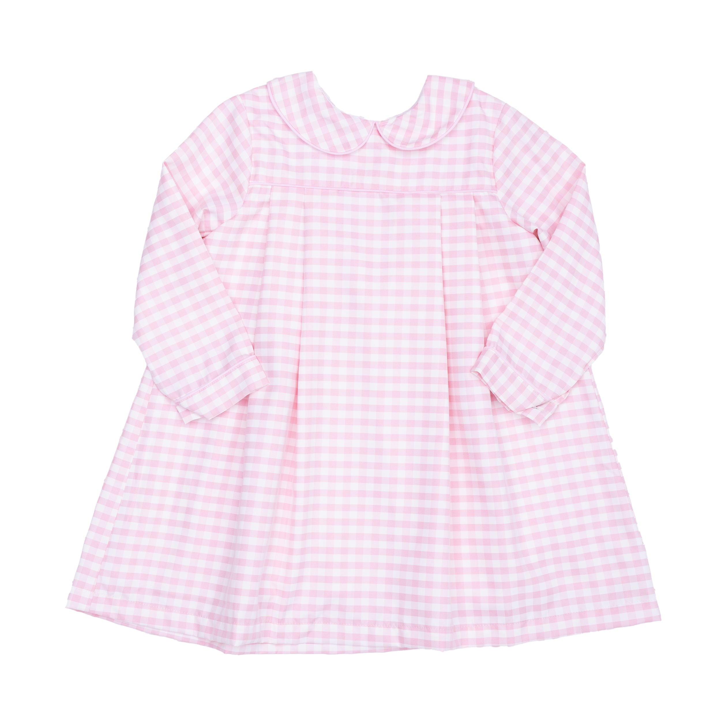 The Oaks Gracelynn Pink Windowpane Dress