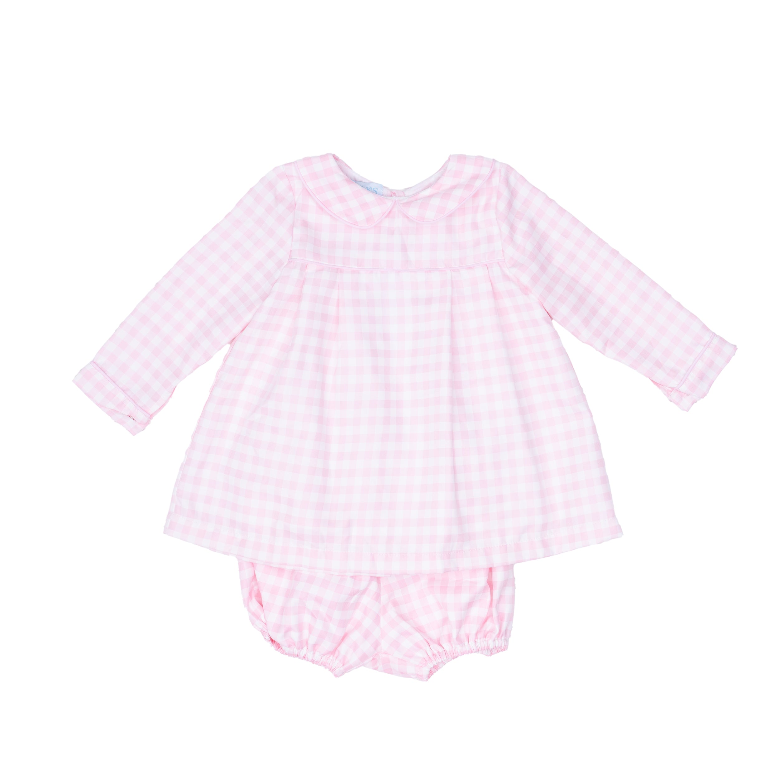 The Oaks Virginia Pink Windowpane Bloomer Set