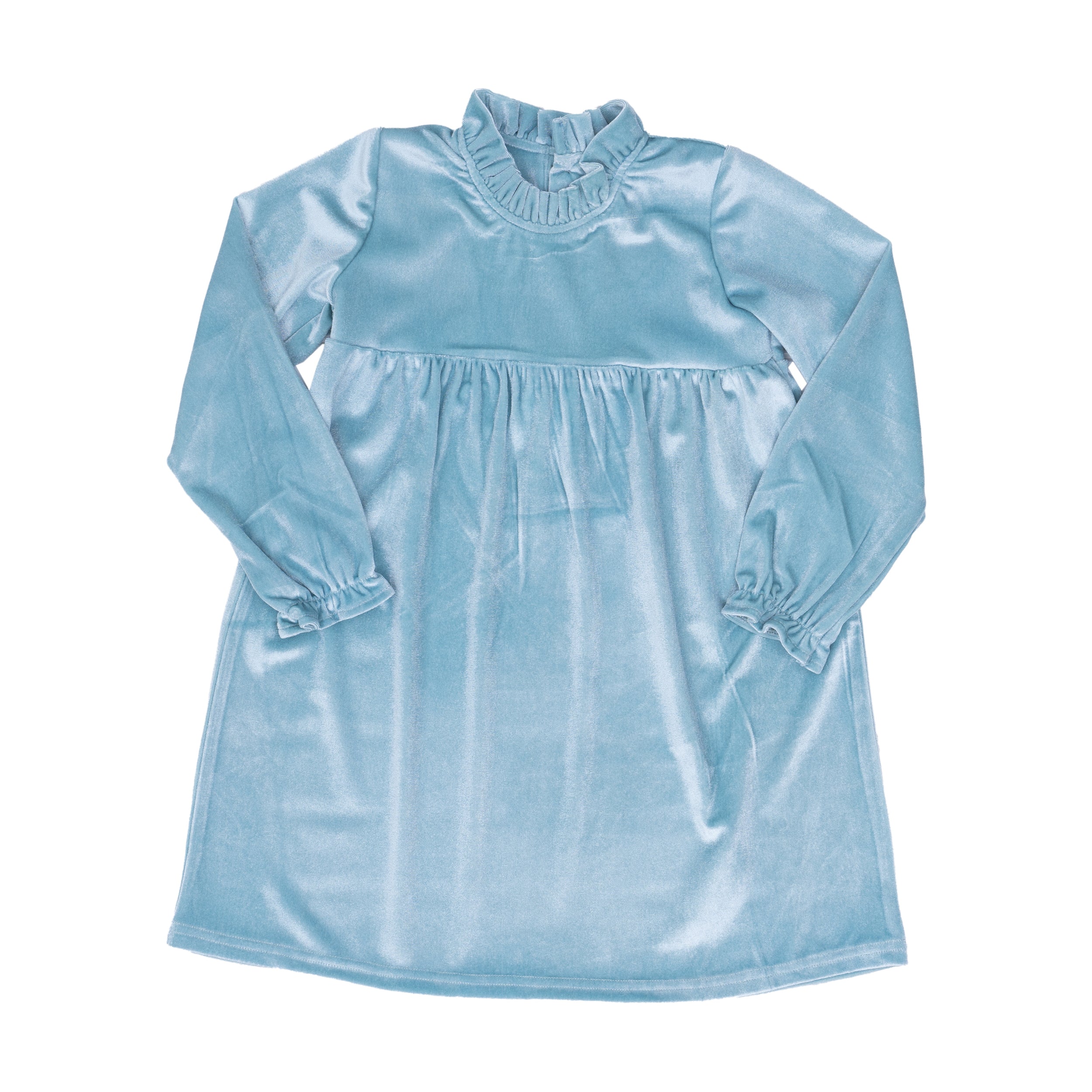 The Oaks Kaitlin Ice Blue Velvet Dress