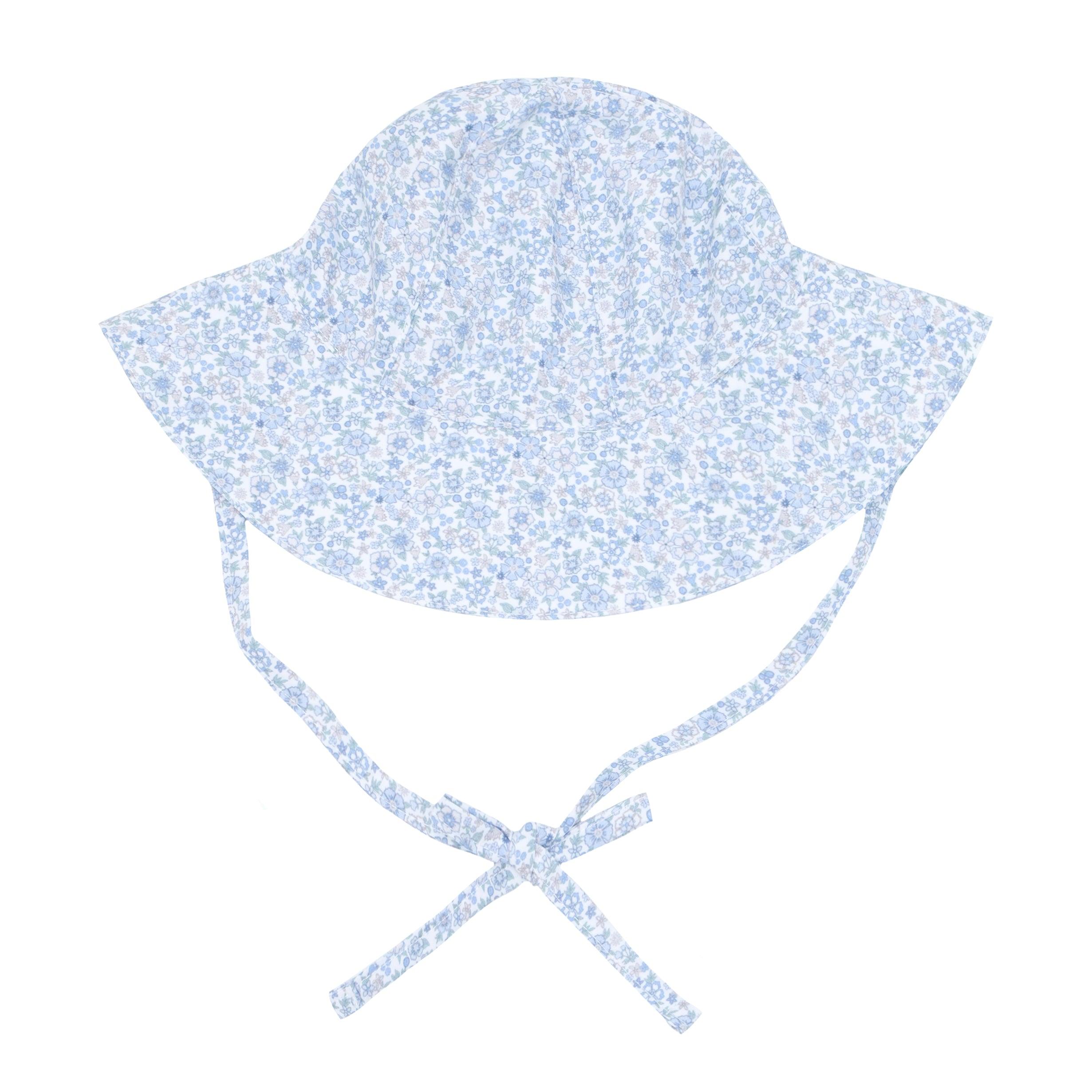 Minnow Slate Floral Sun Hat