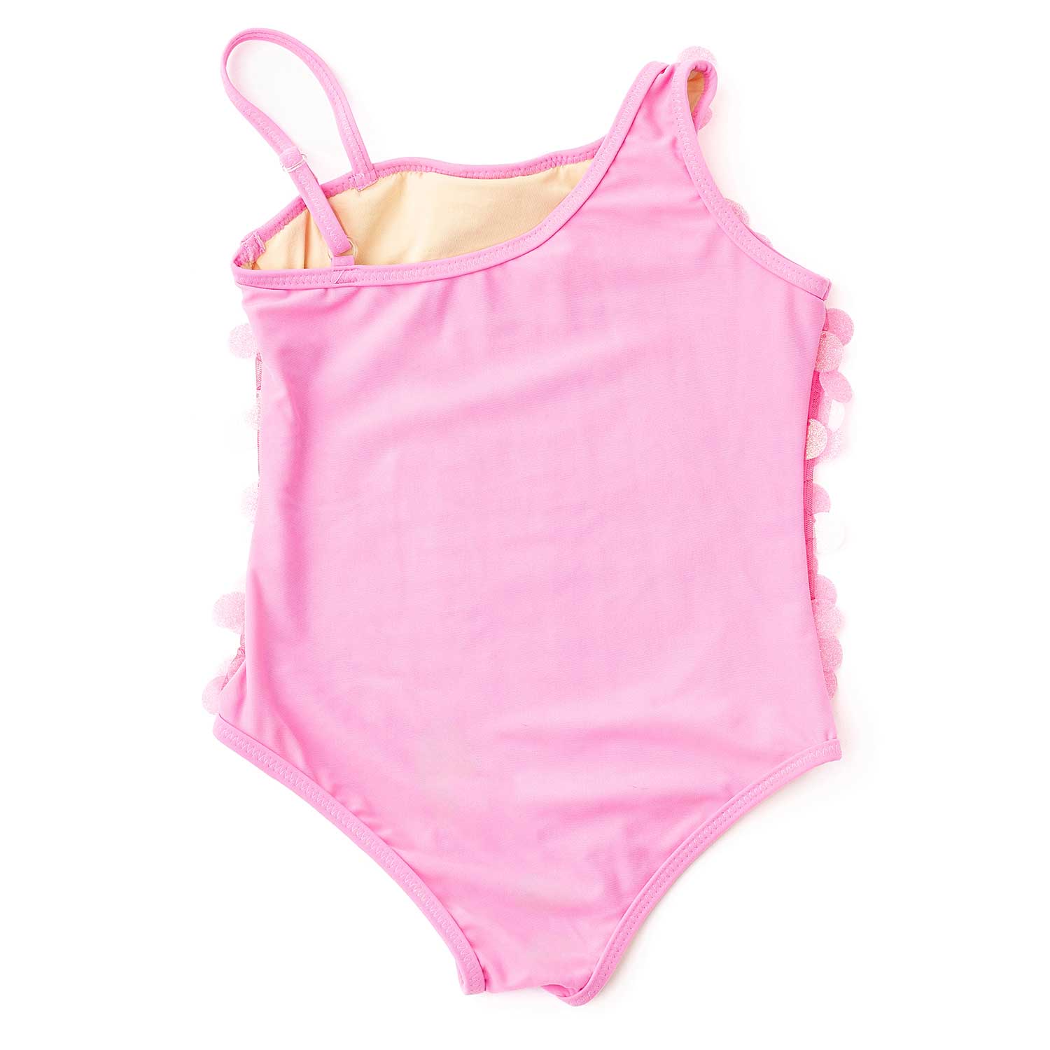 Shade Critters Pink Paillette One Shoulder One Piece