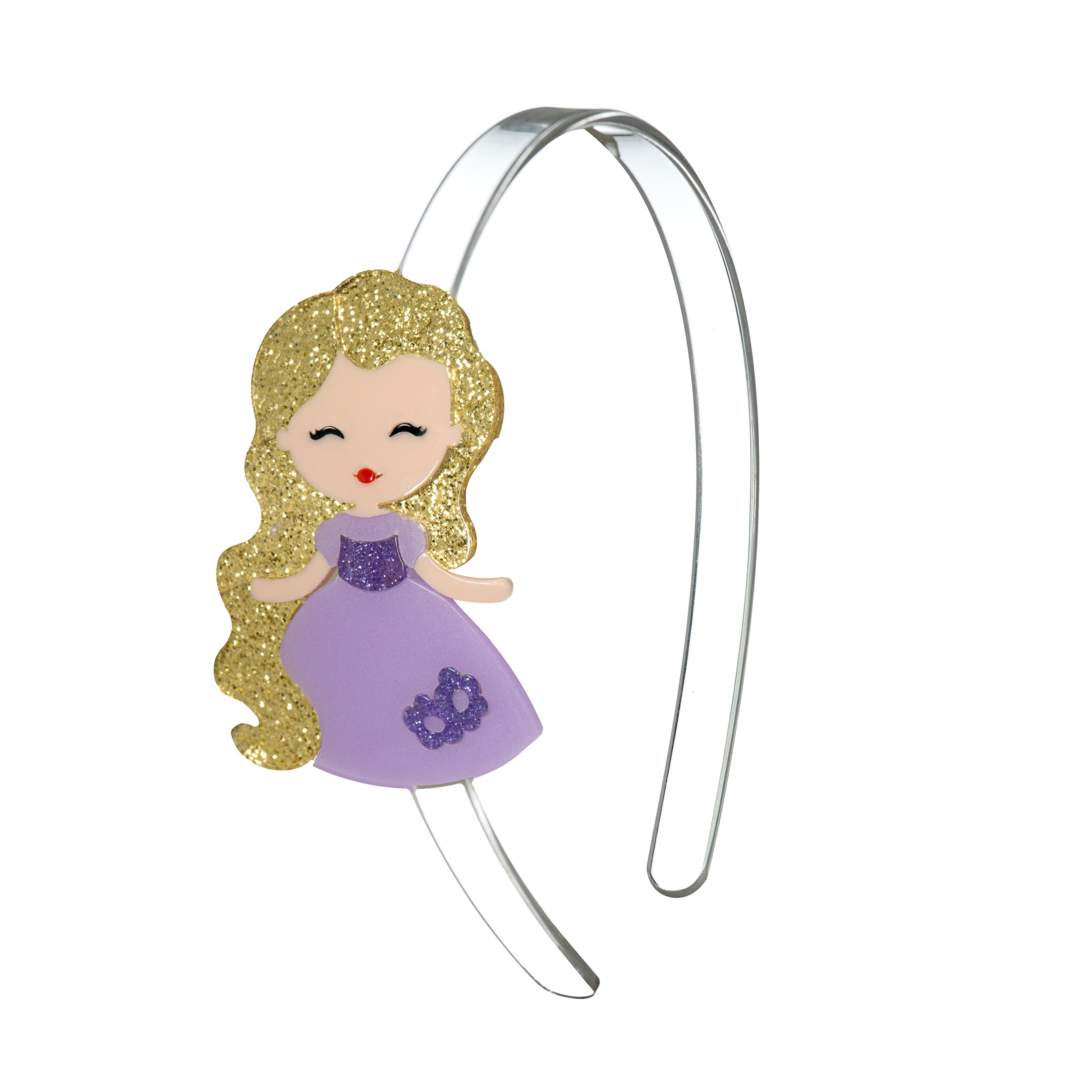 Lilies and Roses Cute Doll Headband, Rapunzel