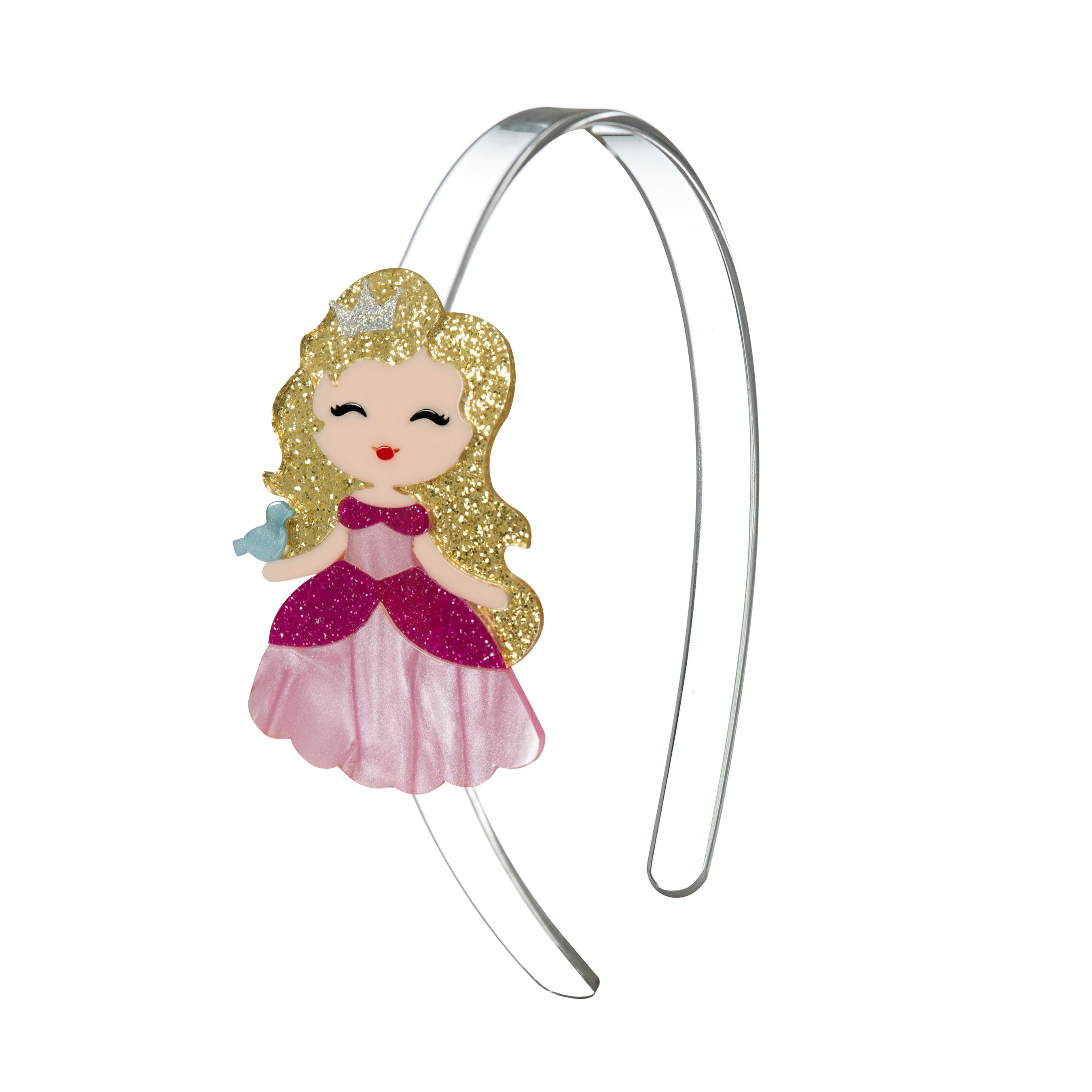 Lilies and Roses Cute Doll Headband, Aurora