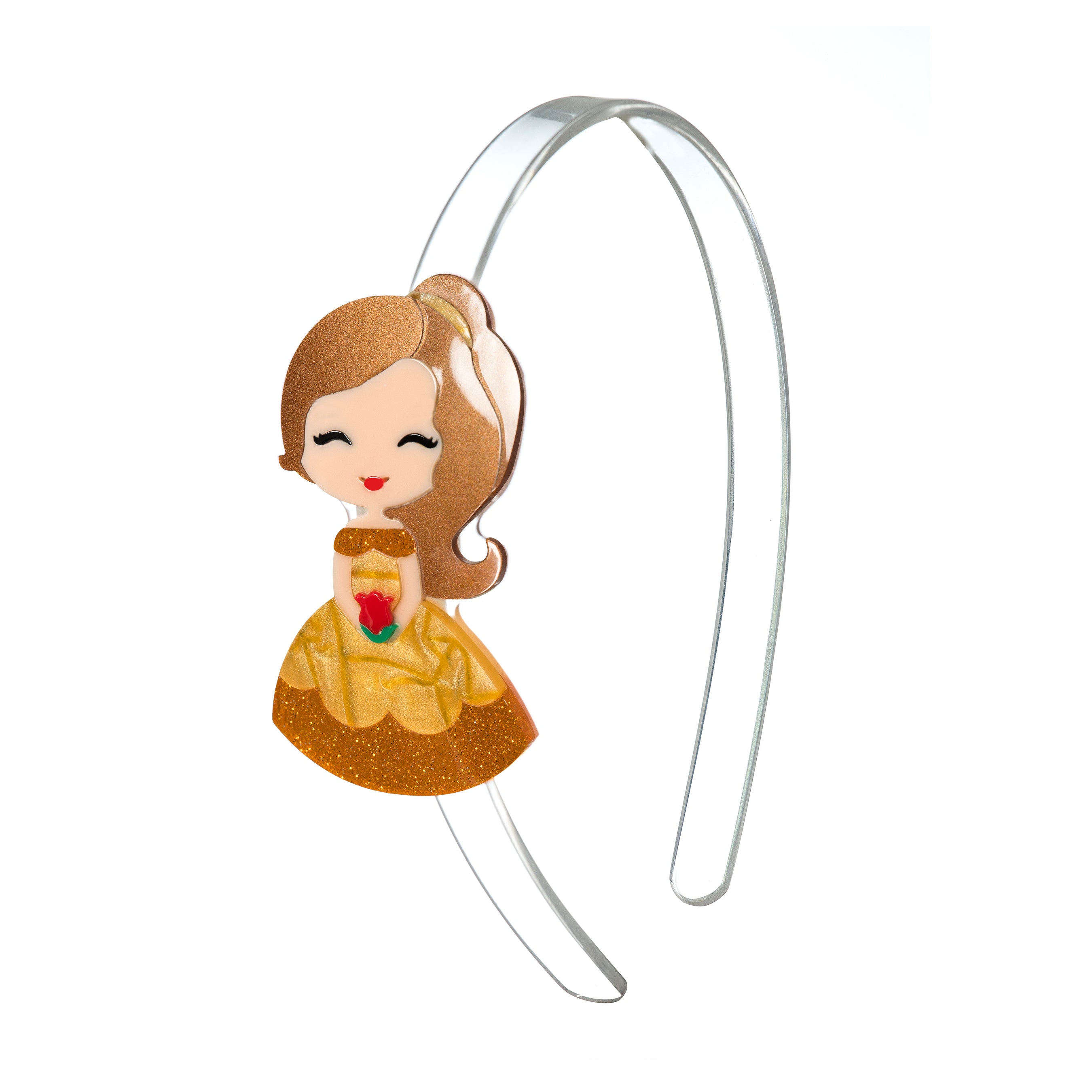 Lilies and Roses Cute Doll Headband, Belle