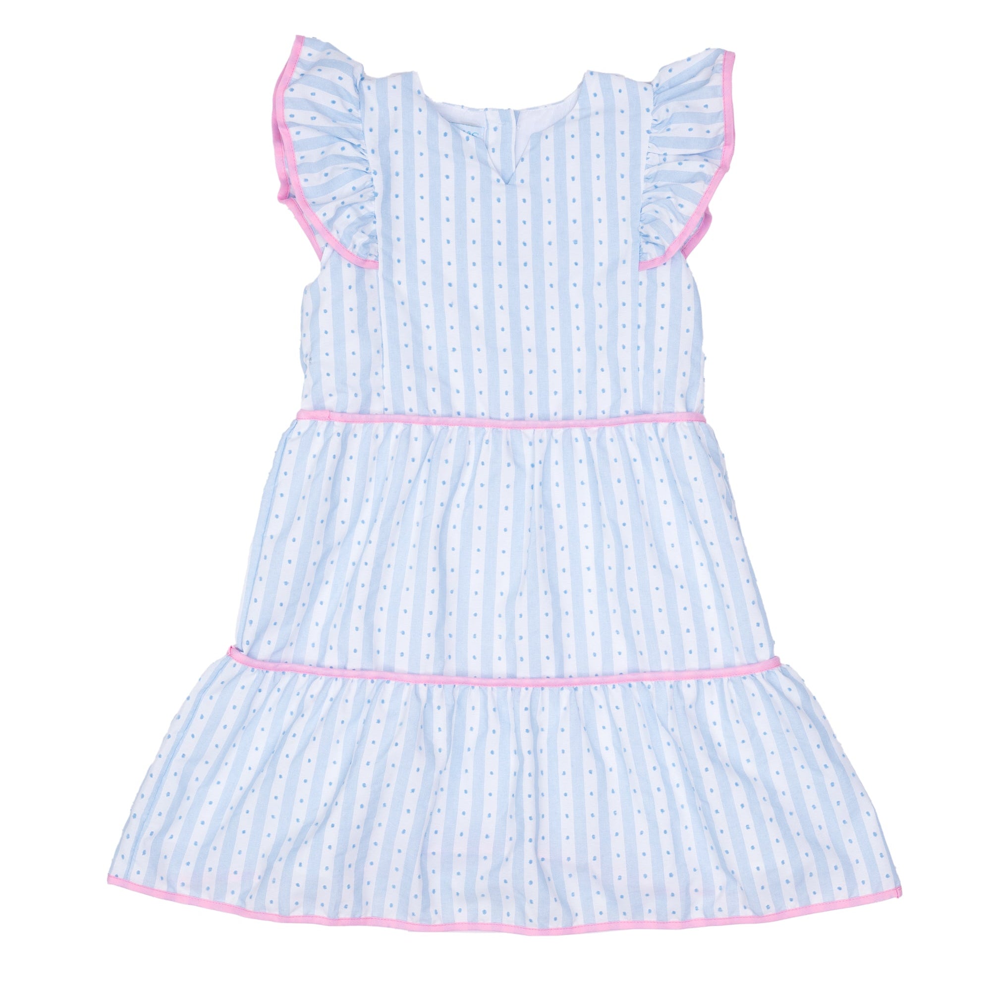 The Oaks Harley Dress, Blue Stripe Breeze