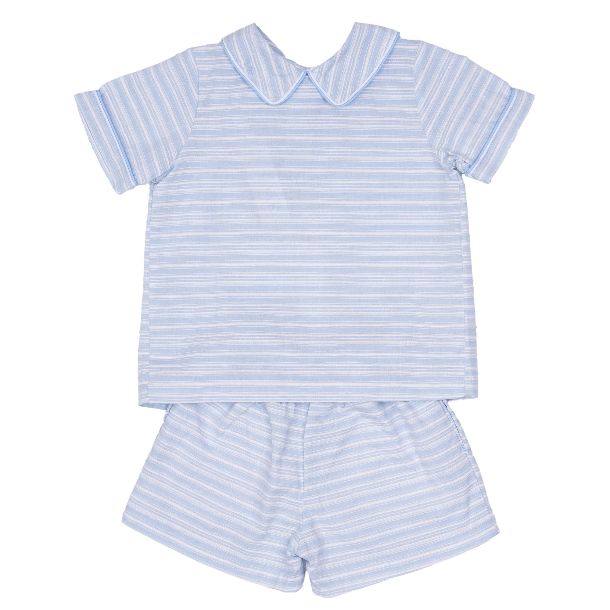 The Oaks John Short Set, Bluebird Stripe