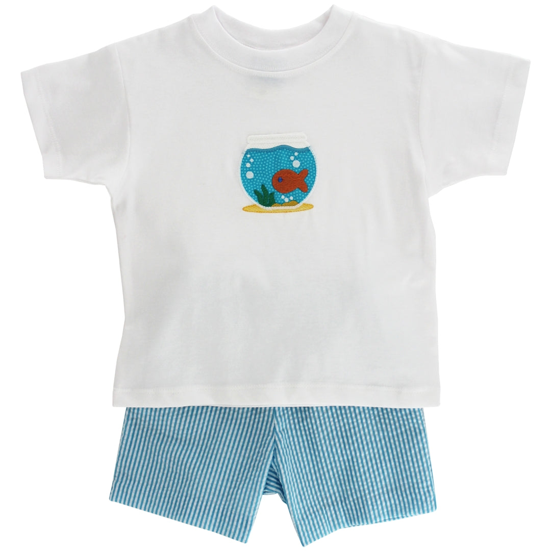Bailey Boys Fin-tastic Friend Short Set