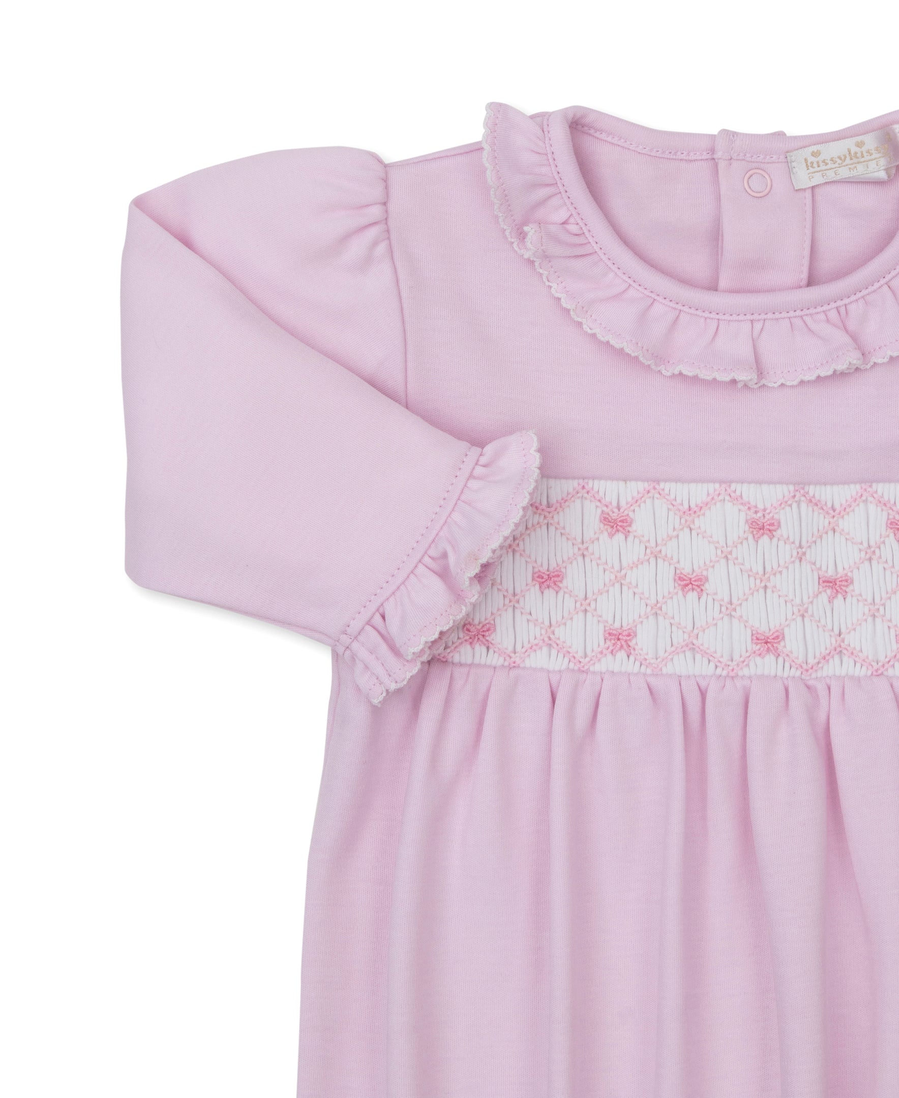Kissy Kissy Pink Summer Bows Sack Gown